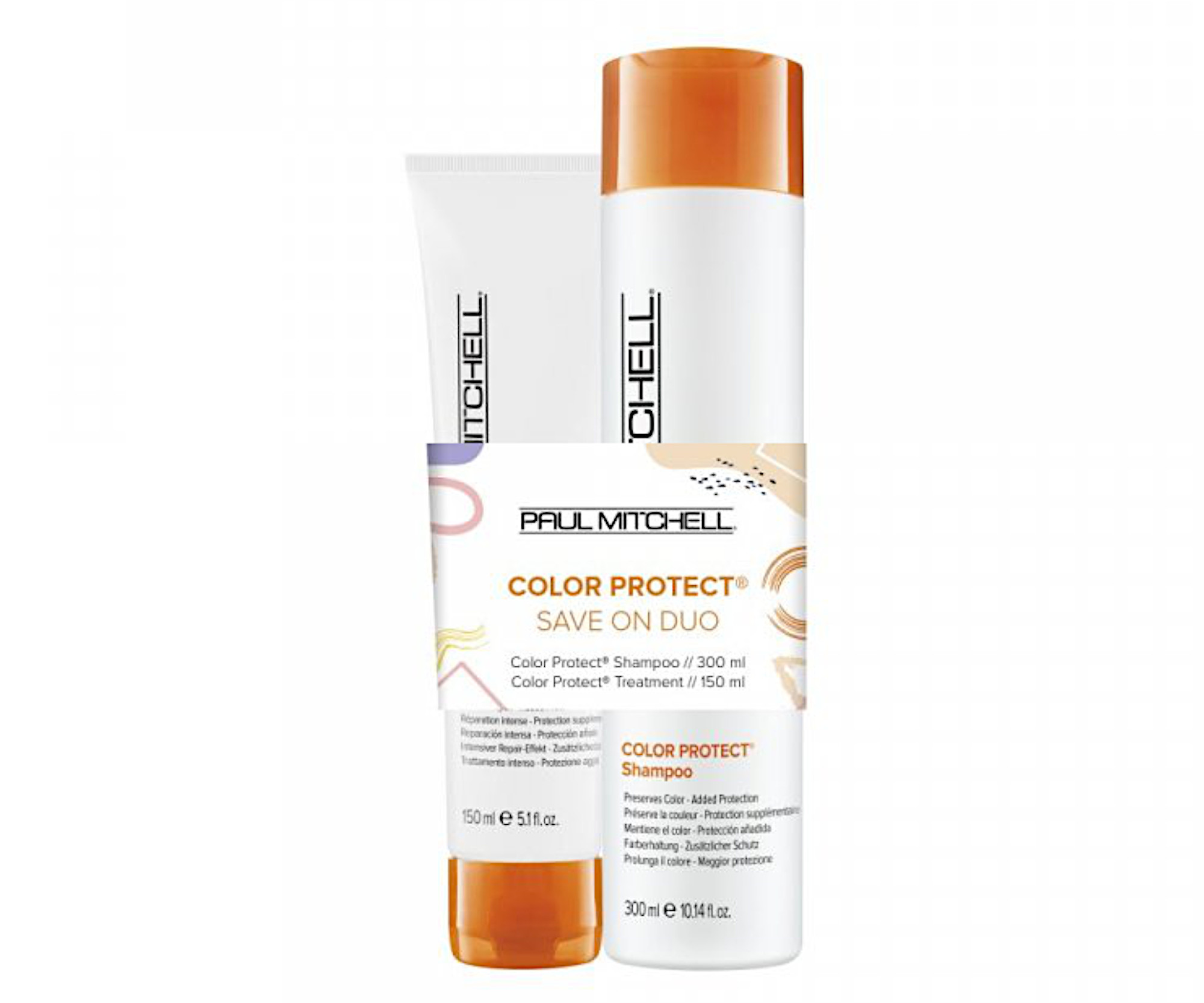 E-shop Sada pre farbené vlasy Paul Mitchell Color Protect Save On Duo - šampón + kúra (703389) + darček zadarmo