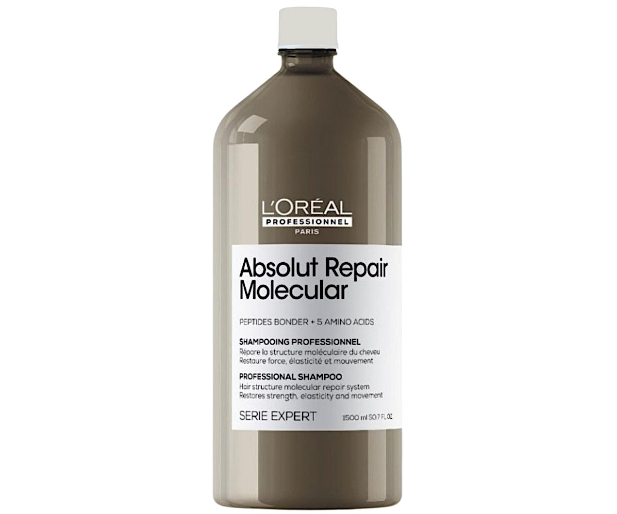 E-shop Šampón pre poškodené vlasy Loréal Professionnel Serie Expert Absolut Repair Molecular - 1500 ml - L’Oréal Professionnel + darček zadarmo