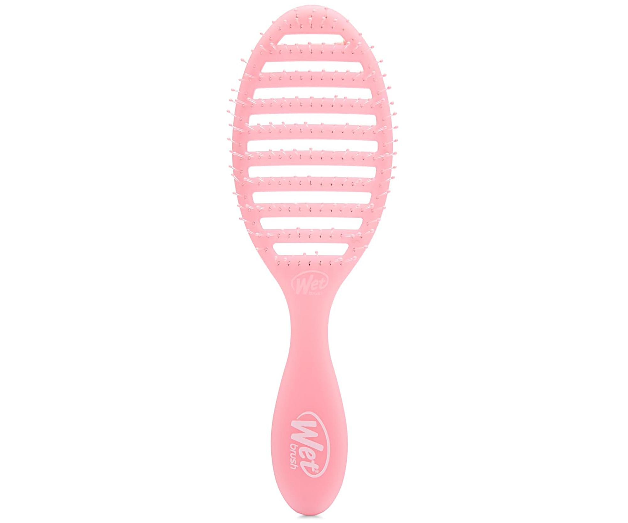 E-shop Kefa na rozčesávanie a fúkanie vlasov Wet Brush Speed Dry Pink Drink - svetlo ružový + darček zadarmo