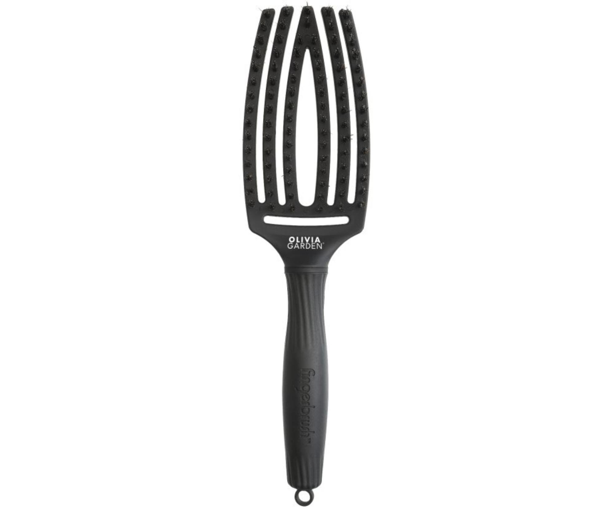 E-shop Kefa Olivia Garden Fingerbrush Combo Medium Full Black - čierna + darček zadarmo