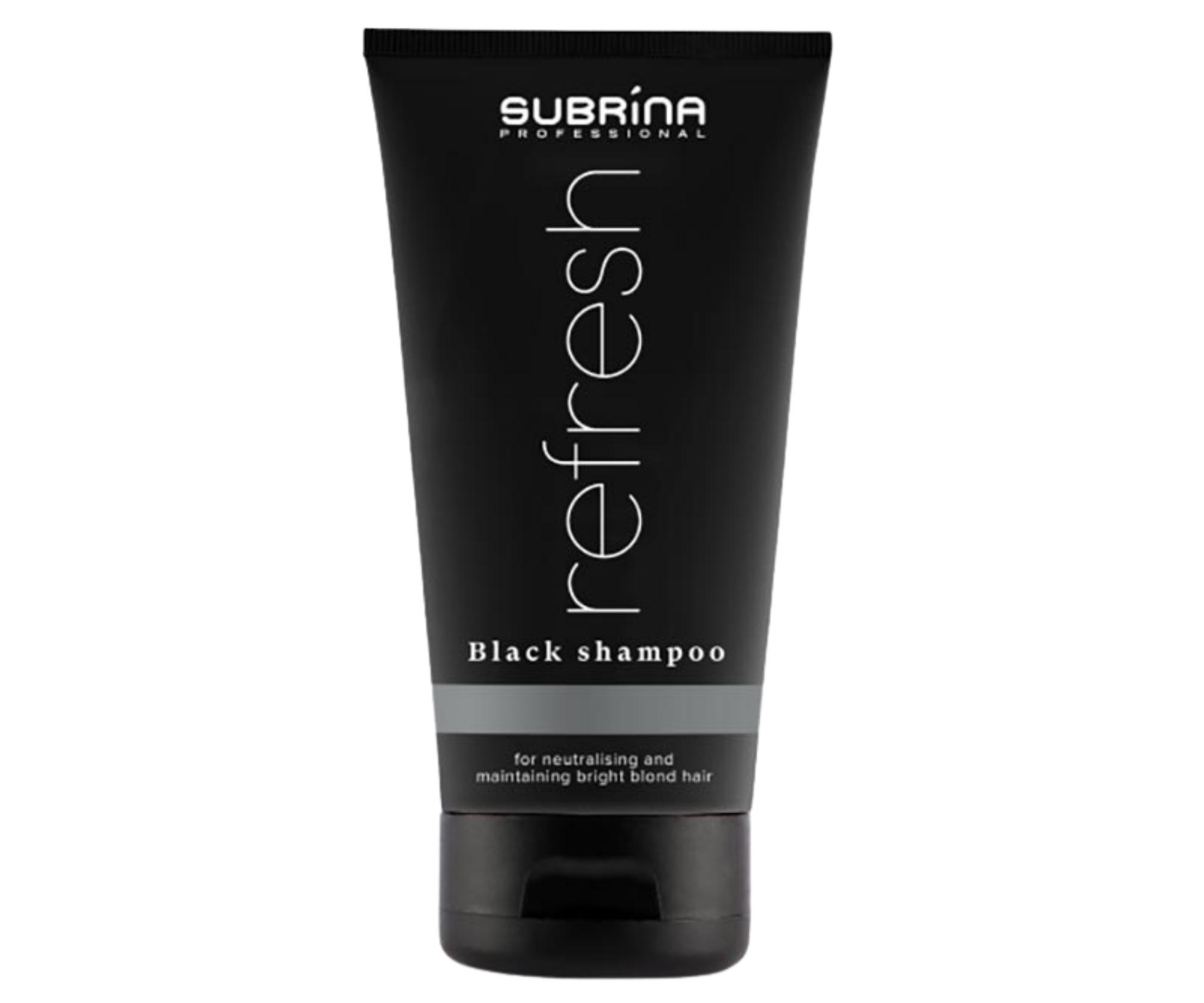 E-shop Šampón na udržanie platinového odtieňa vlasov Subrina Professional Refresh Black Shampoo - 25 ml (61125)