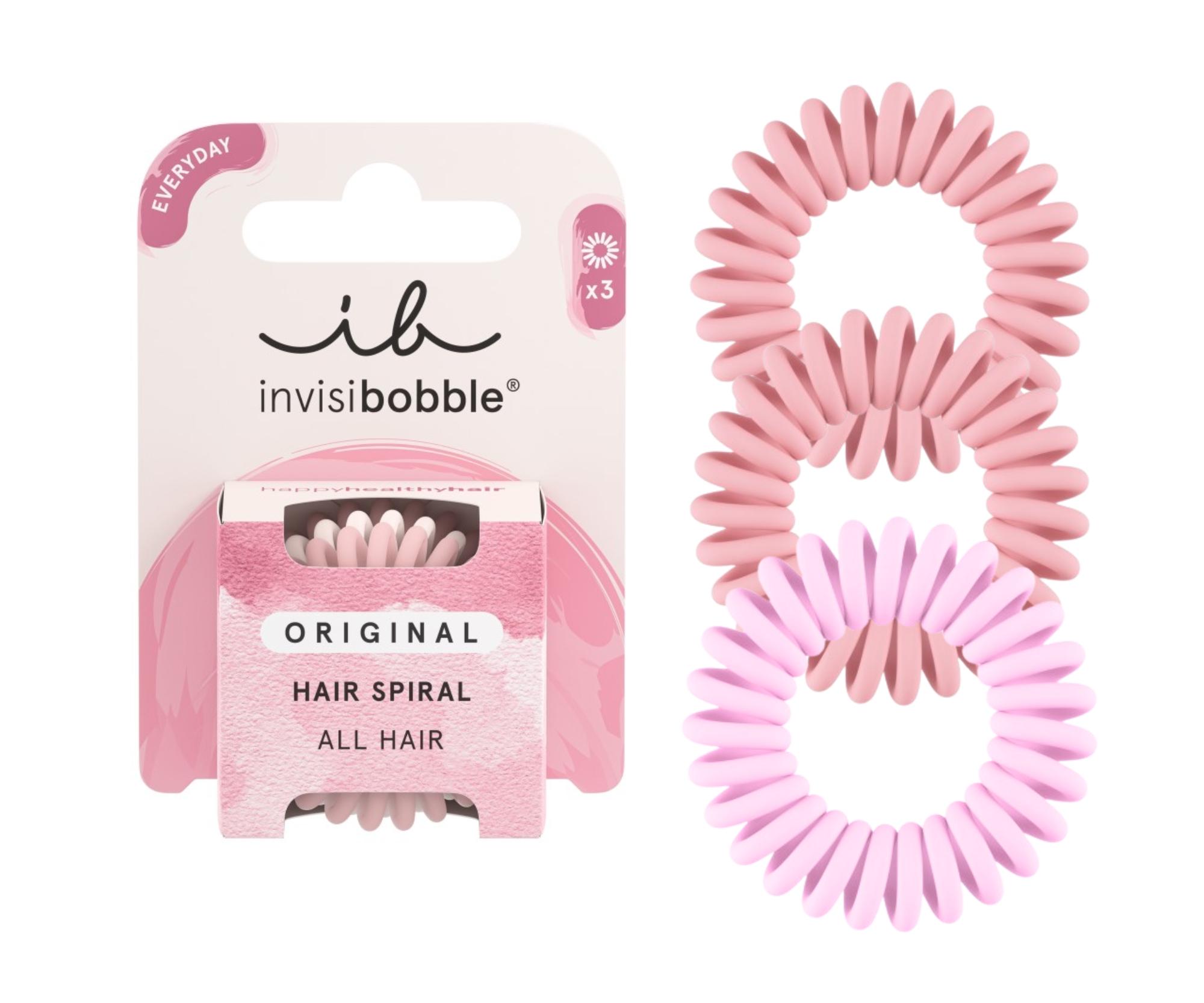 Špirálová gumička do vlasov Invisibobble Original The Pinks - 3 ks + darček zadarmo