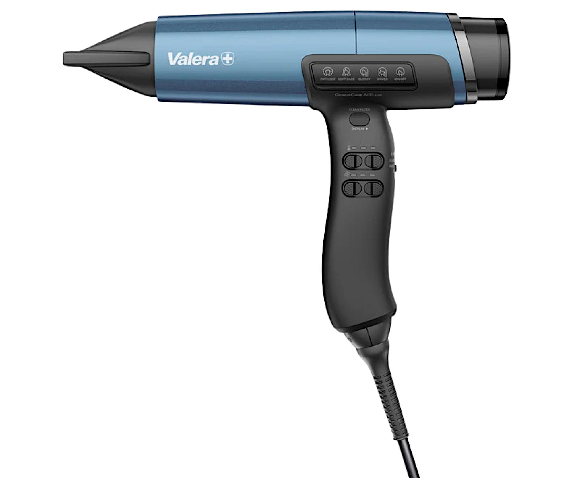 E-shop Profesionálny fén Valera Geniuscare AI Pulse 501.54 GA PB 2400 W - modrý + darček zadarmo