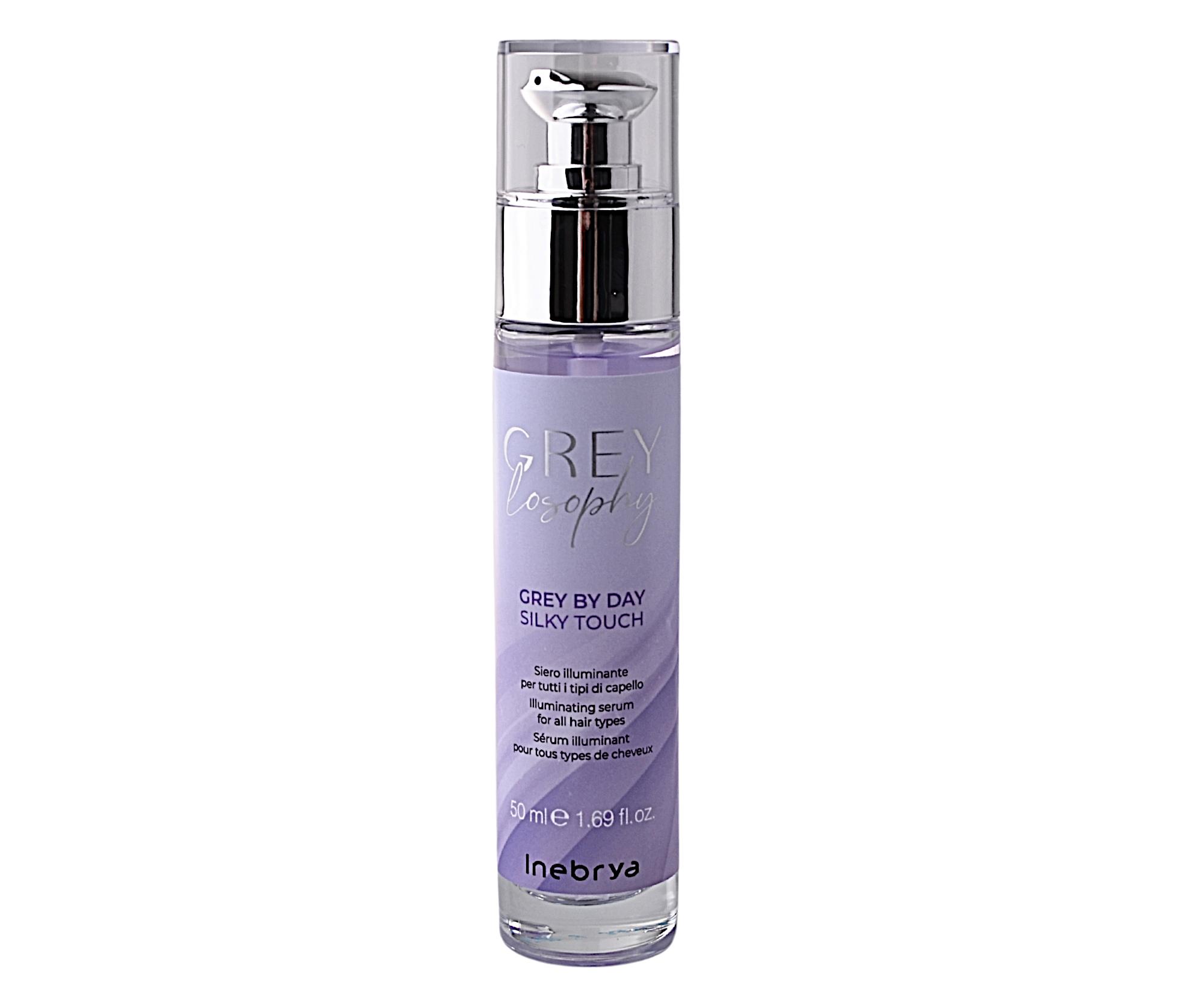 E-shop Rozjasňujúce sérum pre všetky typy vlasov Inebrya Grey By Day Silky Touch - 50 ml + darček zadarmo
