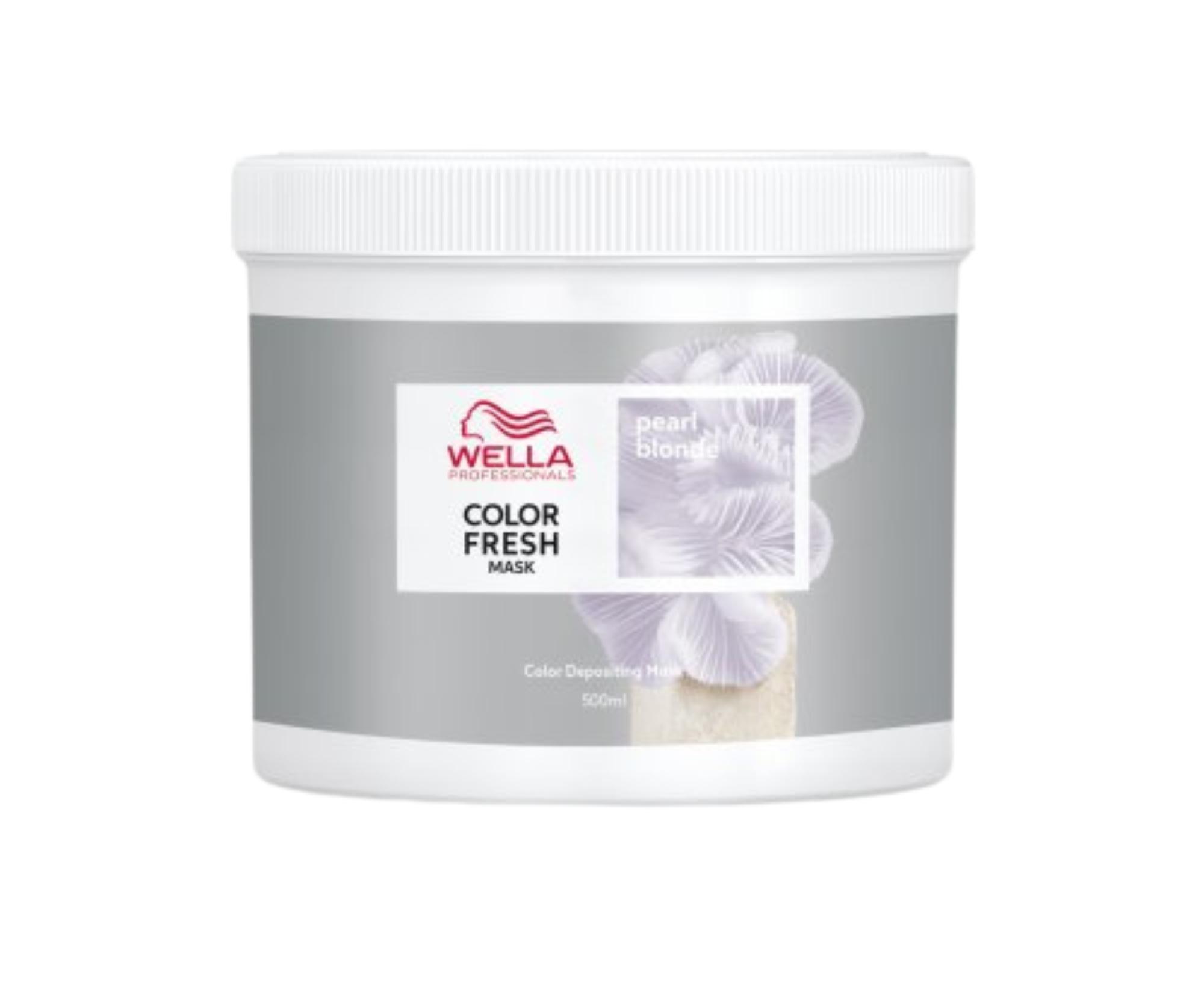 E-shop Farbiaca maska na vlasy Wella Color Fresh Mask Pearl Blonde - 500 ml, perlová blond (99350156140) + darček zadarmo