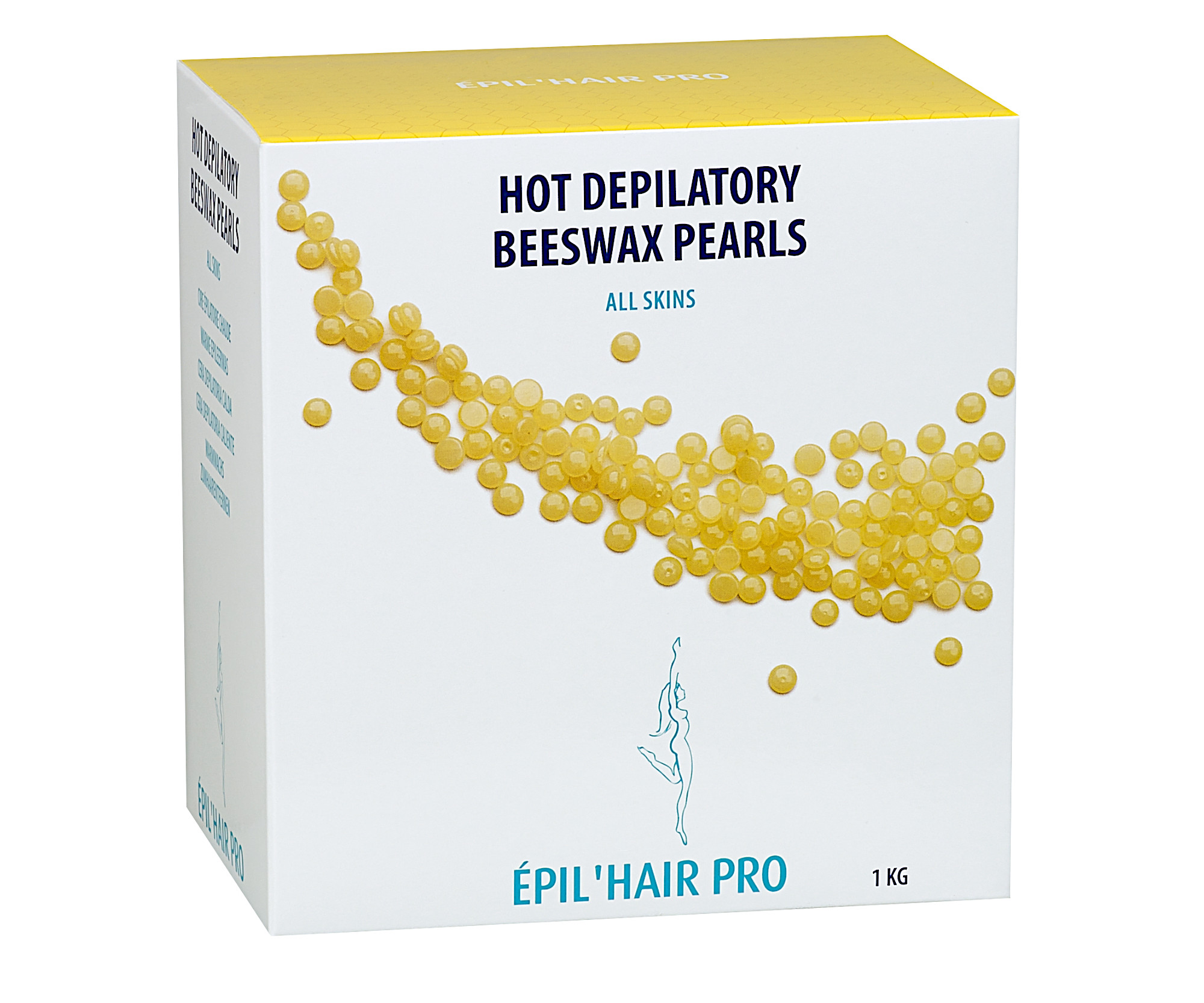 E-shop Depilačný vosk pre všetky typy pleti Sibel Beeswax Pearls - žltý, 1000 g (7410442) + darček zadarmo