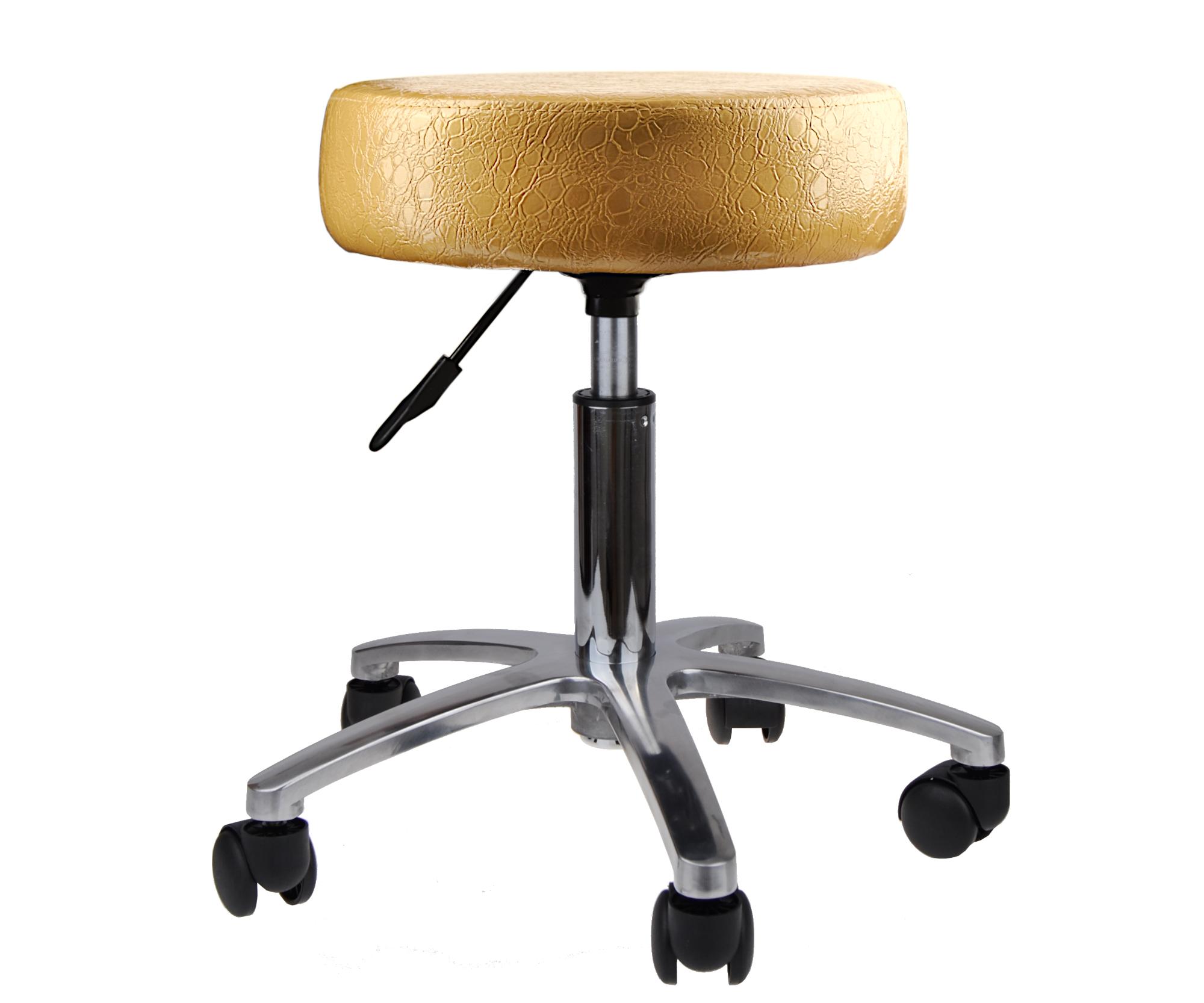 E-shop Taburet na kolieskach Detail BOB - zlatý (30) (DHS396-30) + darček zadarmo