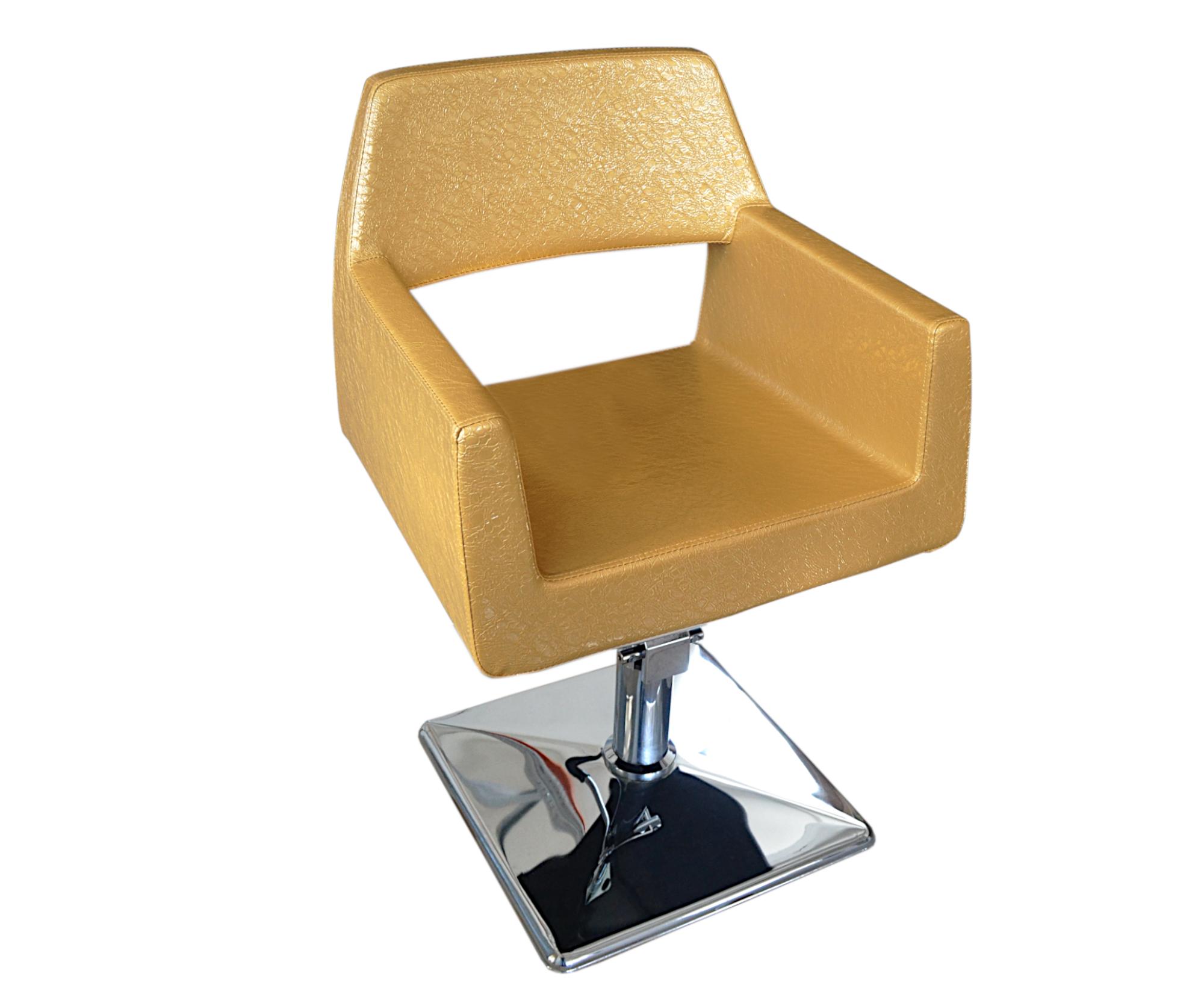 E-shop Kadernícke kreslo Detail Luxor - zlaté (30) (DHS6301-30) + darček zadarmo