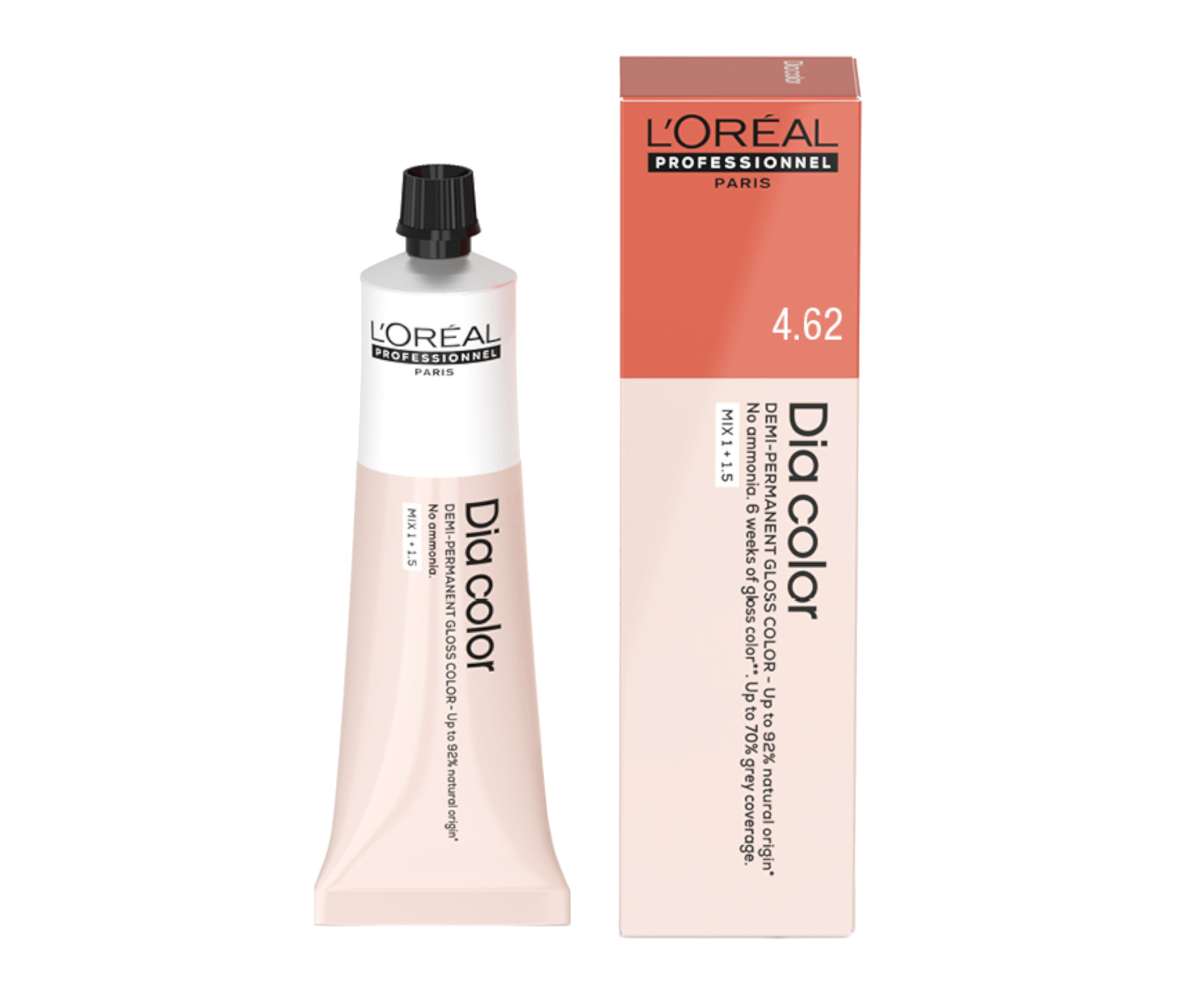E-shop Preliv na vlasy Loréal Professionnel Dia color 60 ml - 4.62 hnedá červená dúhová - L’Oréal Professionnel + darček zadarmo