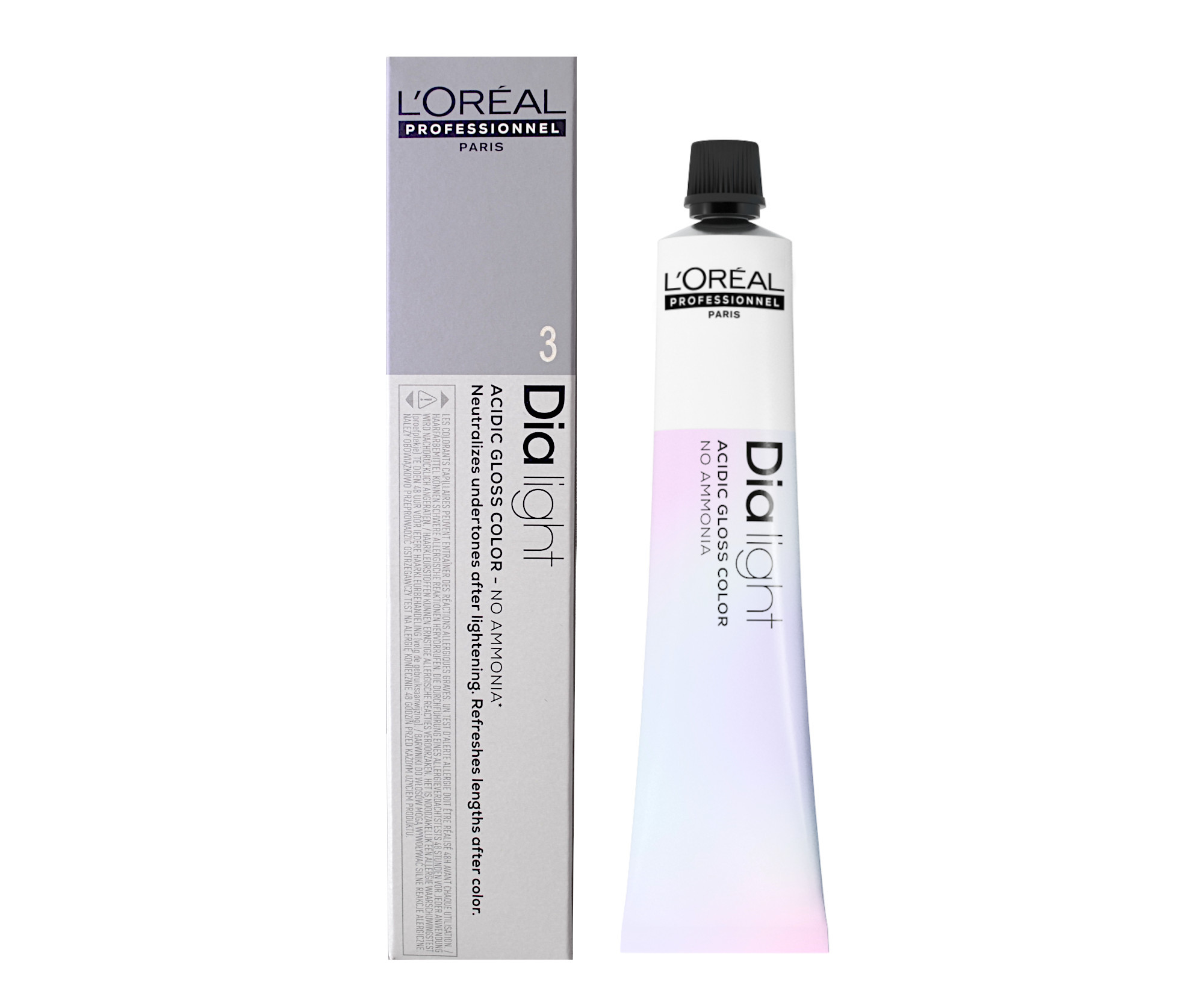 E-shop Preliv na vlasy Loréal Dialight 50 ml - odtieň 3 tmavo hnedý - L’Oréal Professionnel + darček zadarmo