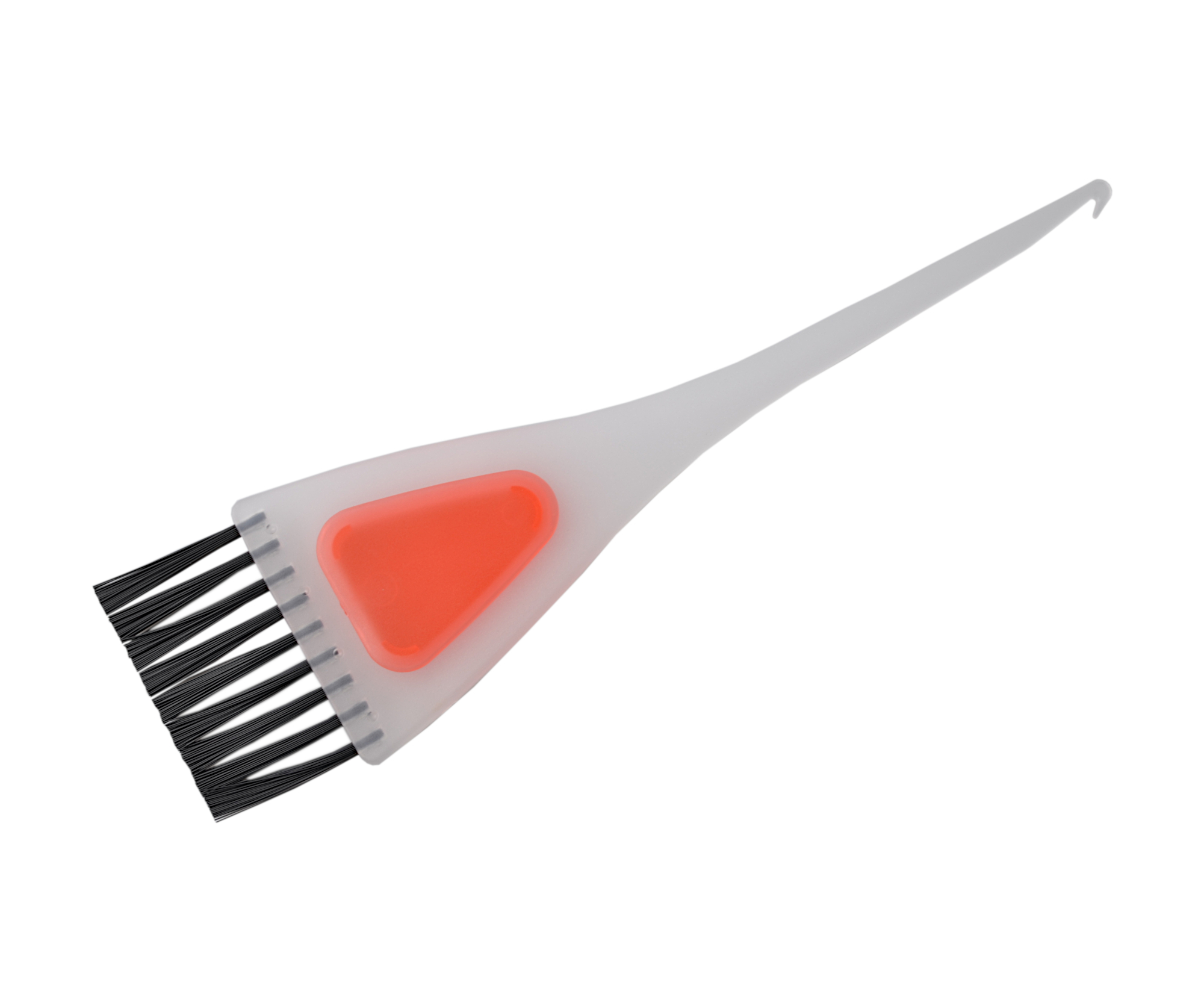 E-shop Štetec na farbenie vlasov s háčikom Duko 6309 - priehľadný, 5,8 cm