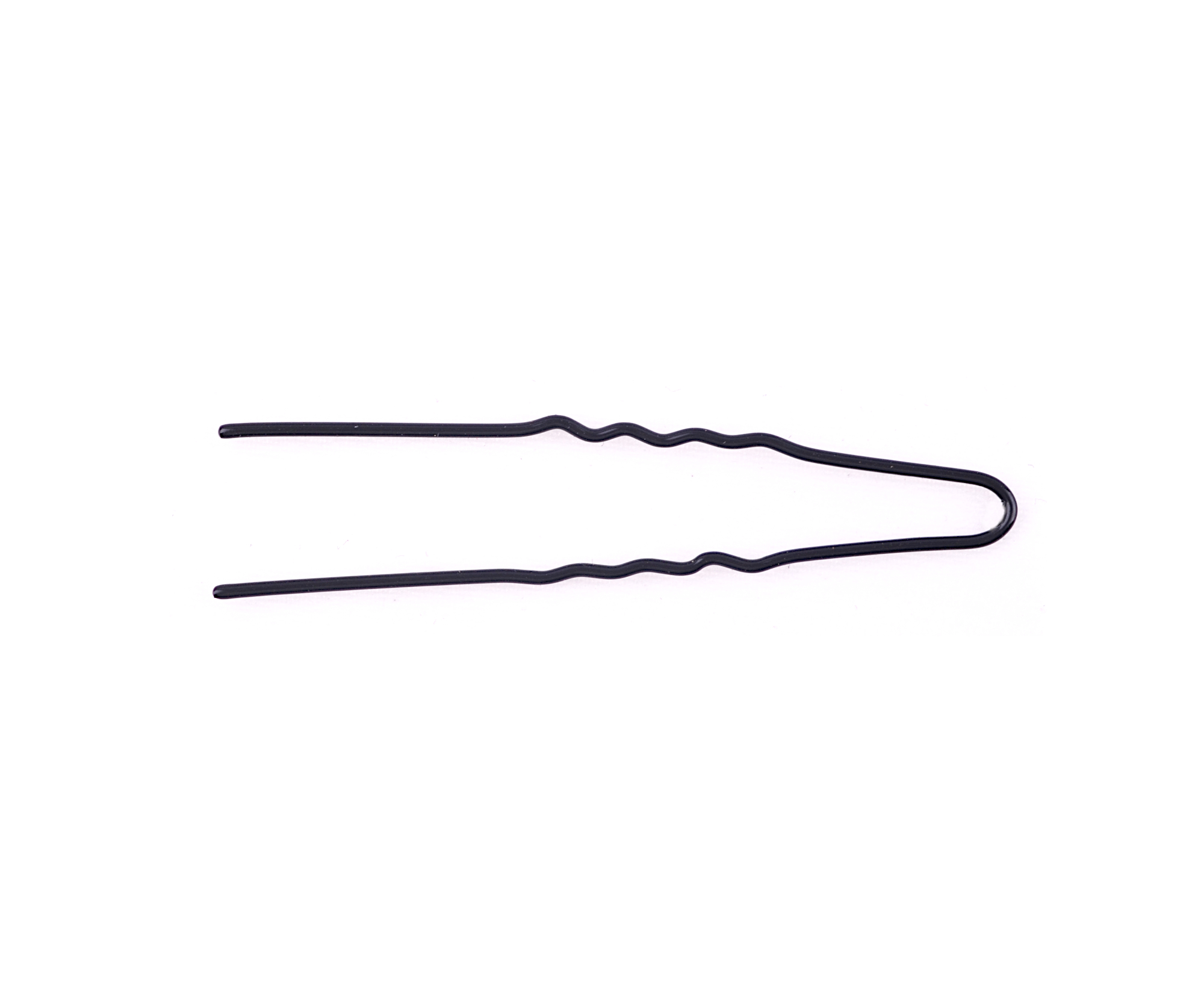 E-shop Vlnitá vlásenka Duko 452B - 4,5 cm, čierna - 20 ks