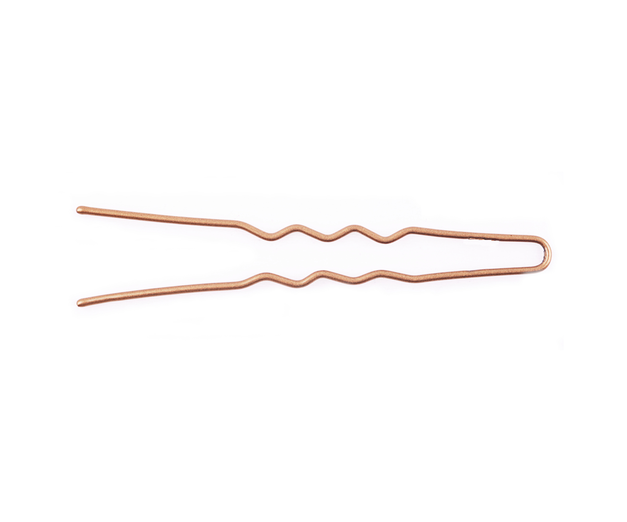 E-shop Vlnitá vlásenka Duko 652Z - 6,5 cm, zlatá - 20 ks
