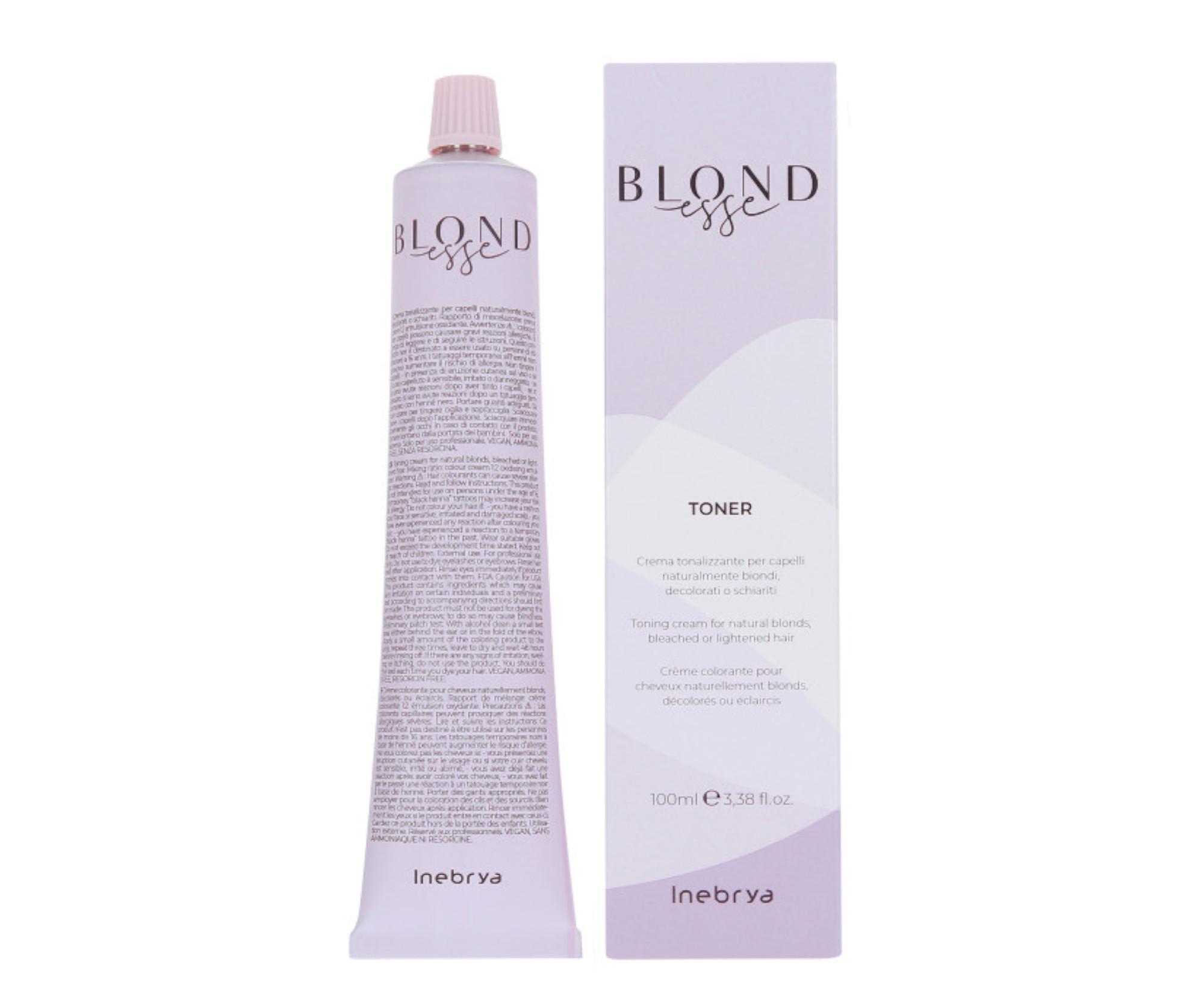 E-shop Tónovací krém na blond a odfarbené vlasy Inebrya Blondesse Toner 100 ml - číry + darček zadarmo