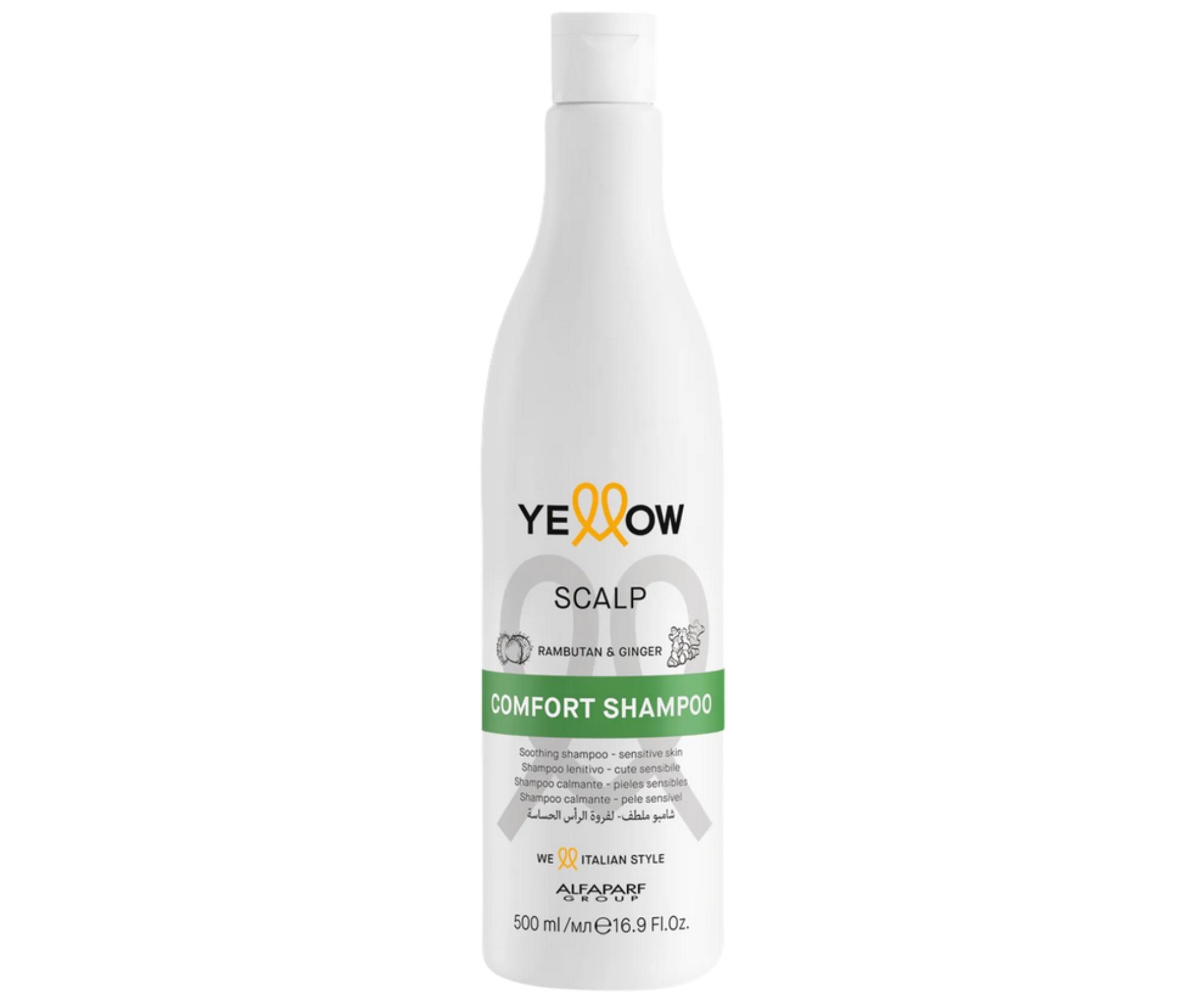 E-shop Upokojujúci šampón pre citlivú pokožku hlavy Yellow Professional Scalp Comfort Shampoo - 500 ml + darček zadarmo