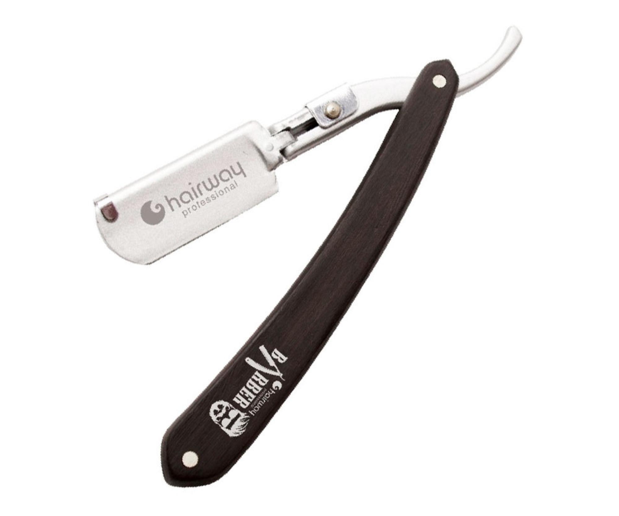 E-shop Britva na holenie fúzov Hairway Razor - čierna (24029) + darček zadarmo