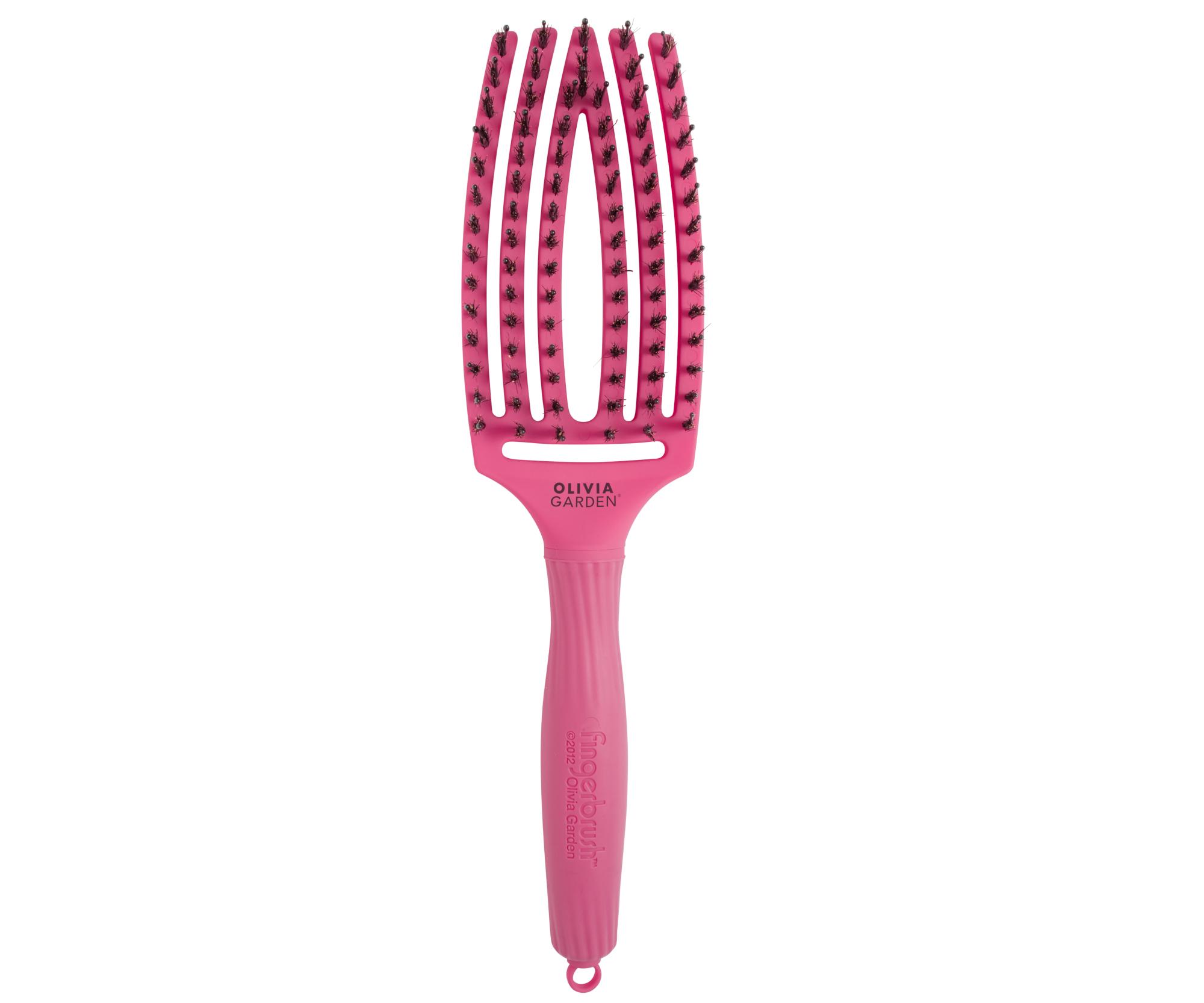 E-shop Kefa Olivia Garden Fingerbrush Combo Medium - ružový (FB1PC-HP) + darček zadarmo