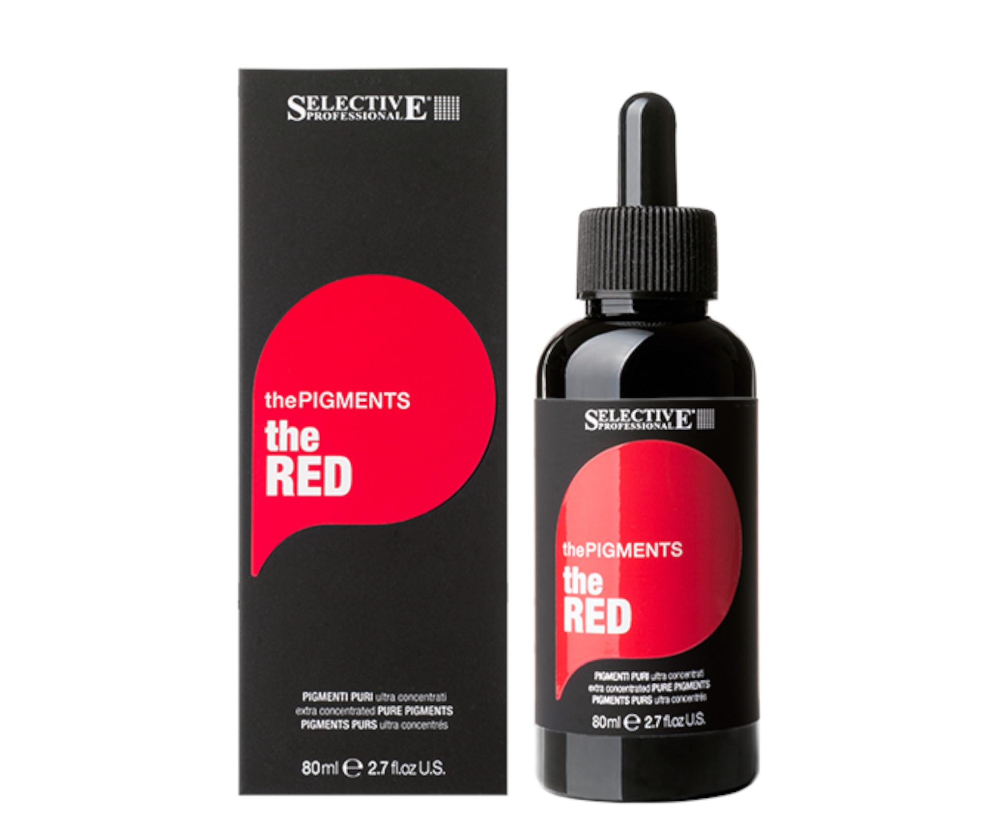 E-shop Ultra koncentrované čisté pigmenty Selective Professional ThePigments TheRed - 80 ml, červené + darček zadarmo
