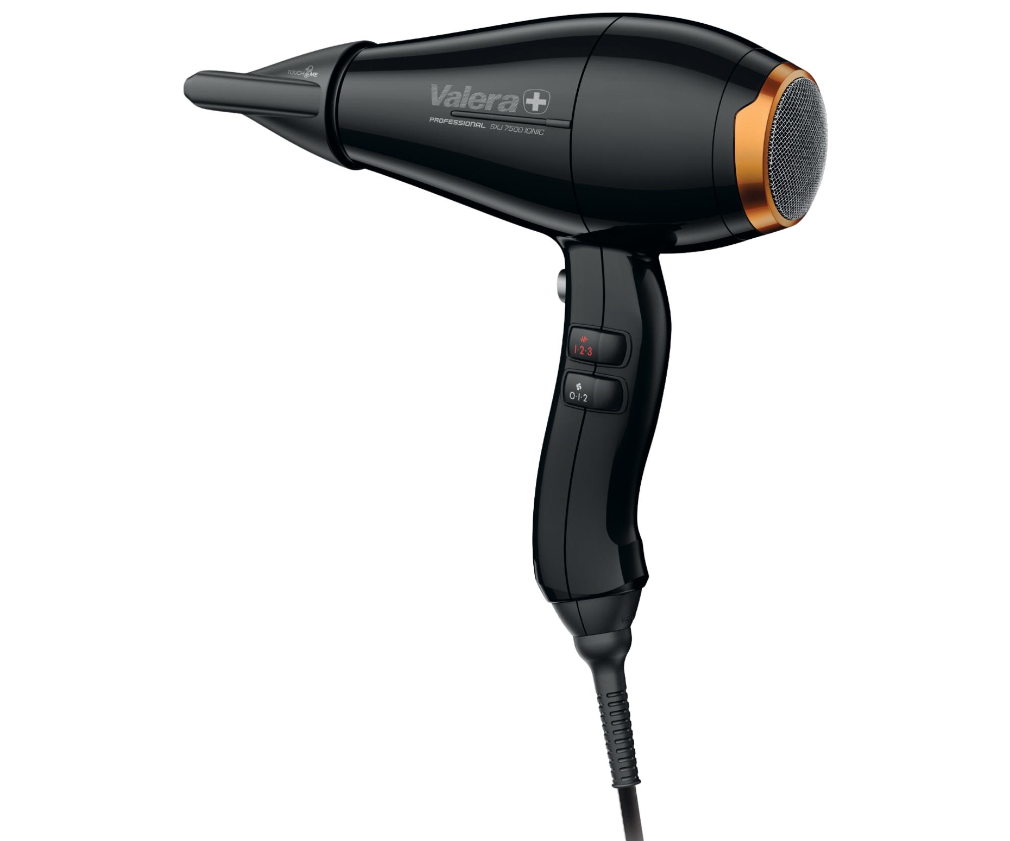 E-shop Profesionálny fén na vlasy Valera Swiss Silent Jet SXJ 7500X RC - 2000 W, čierny + darček zadarmo