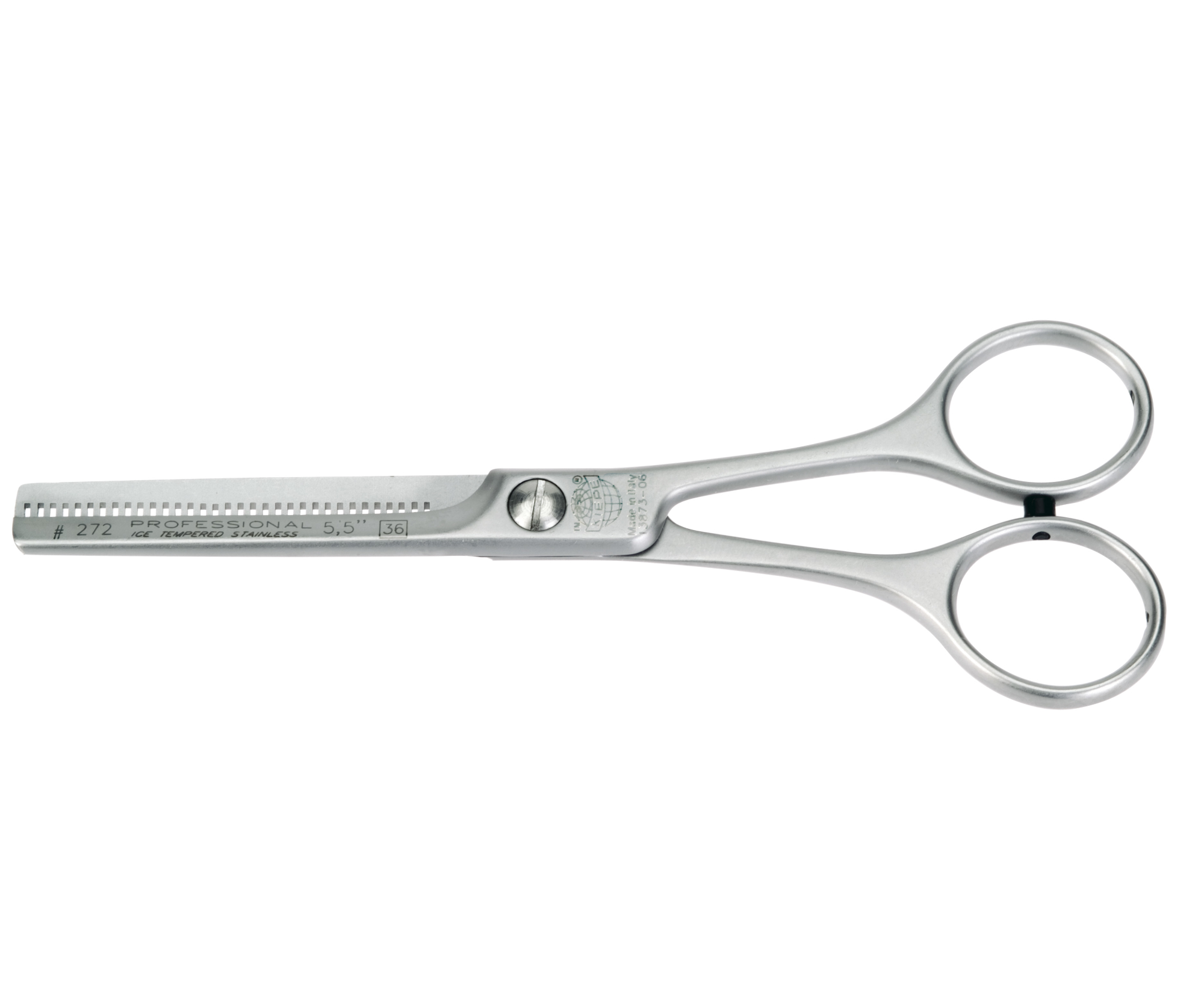E-shop Efilačné nožnice Kiepe Coiffeur Super Line 272 - 5,5" strieborné, 36 zubov (272/5.5) + darček zadarmo