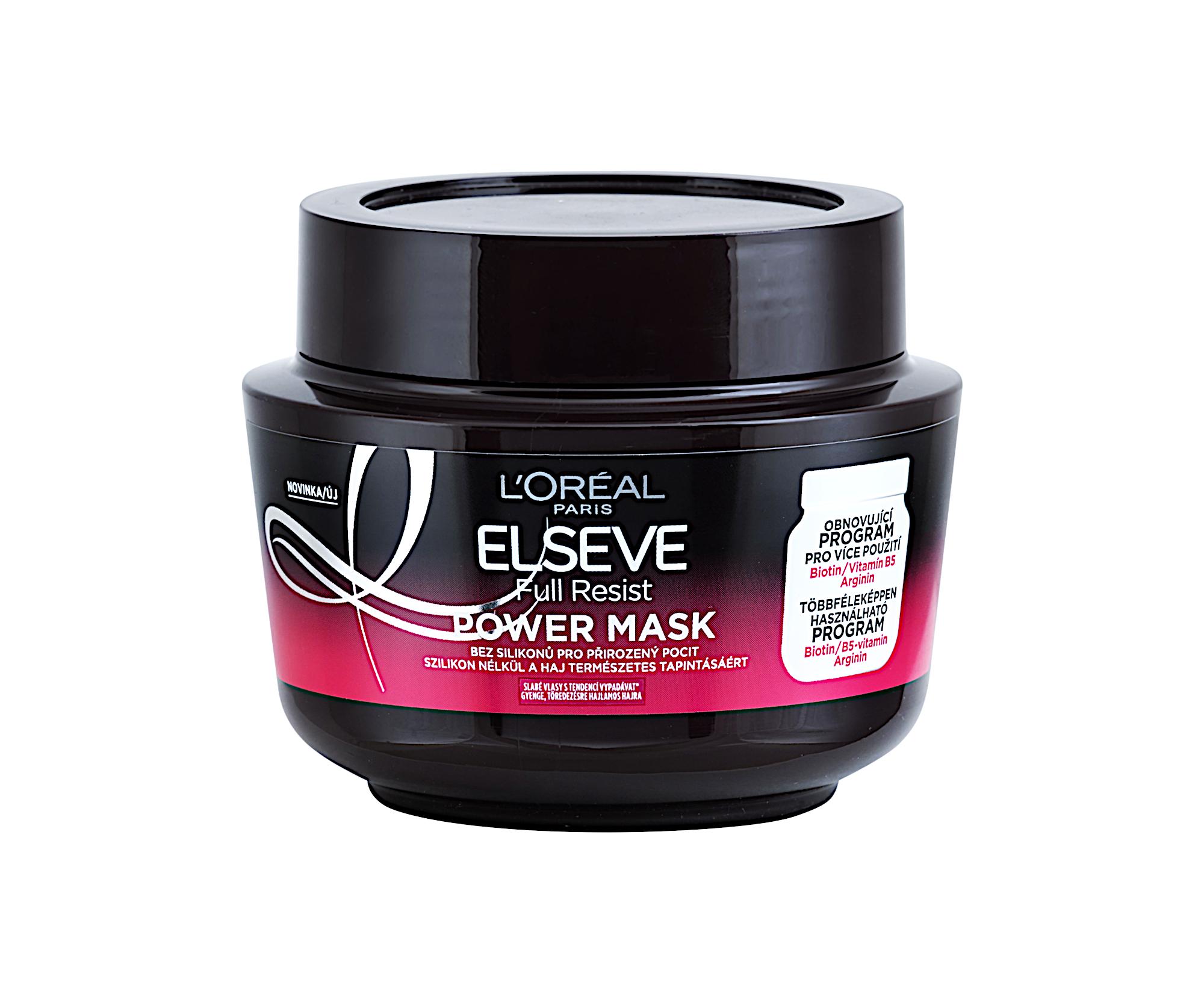 E-shop Posilňujúca maska pre vlasy so sklonom k padaniu Loréal Elseve Full Resist Power Mask - 300 ml - L’Oréal Paris + darček zadarmo