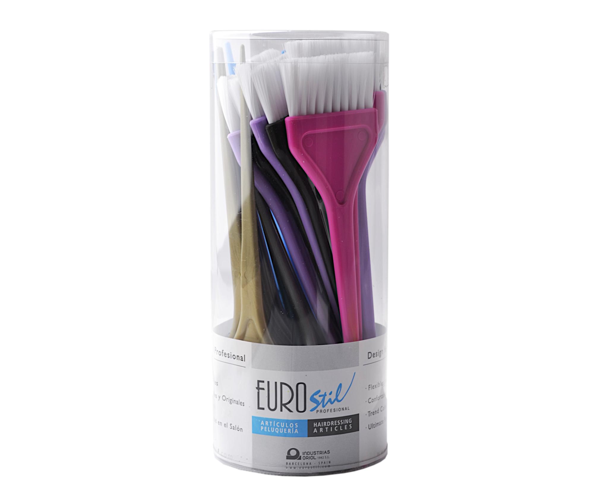 E-shop Sada štetcov na farbenie Eurostil Professional - 5,5 cm, 24 ks (04682) + darček zadarmo