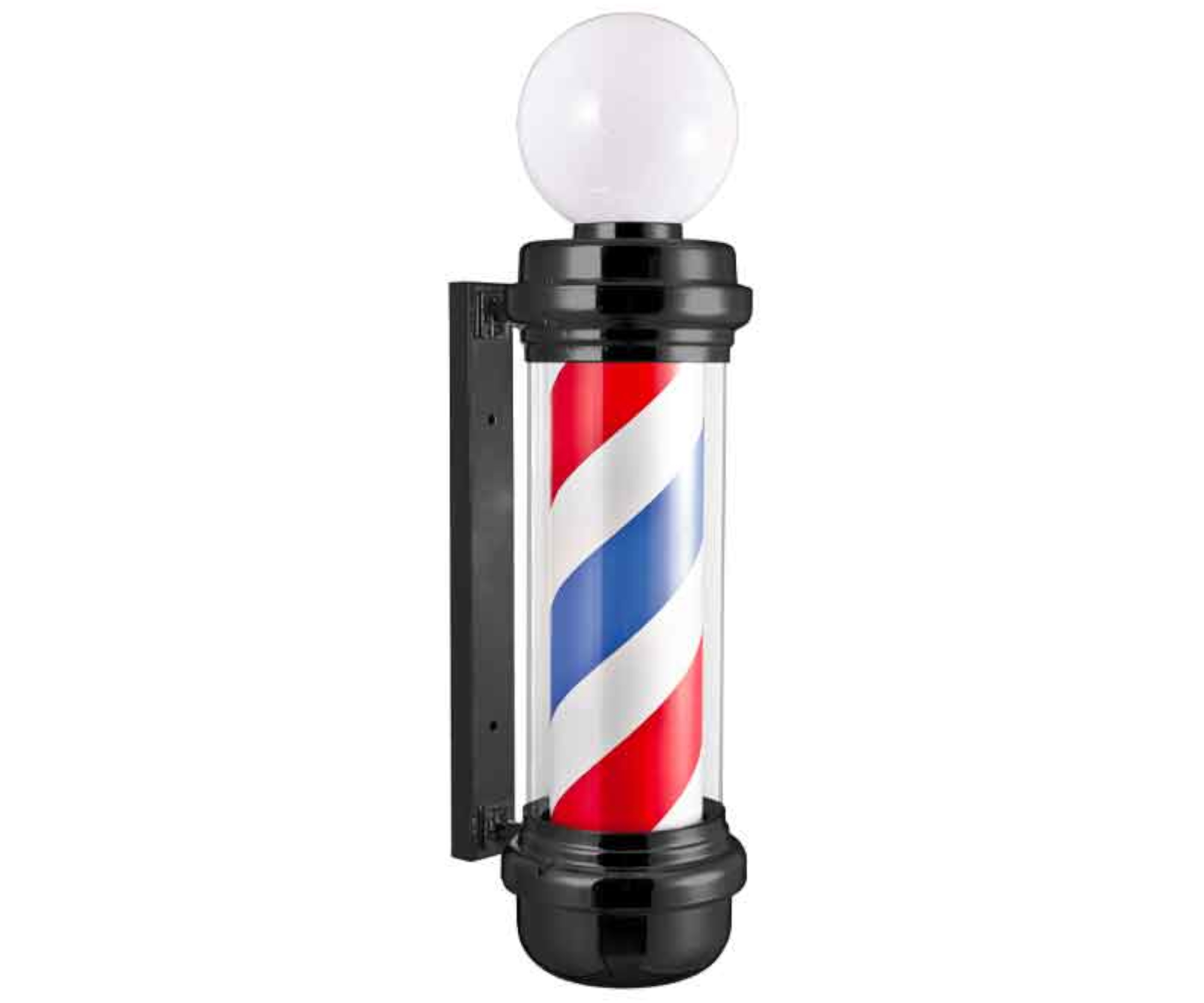 E-shop Svetelný pútač pre holičstvo Eurostil Professional 04744/50 - 85 cm, čierny + darček zadarmo