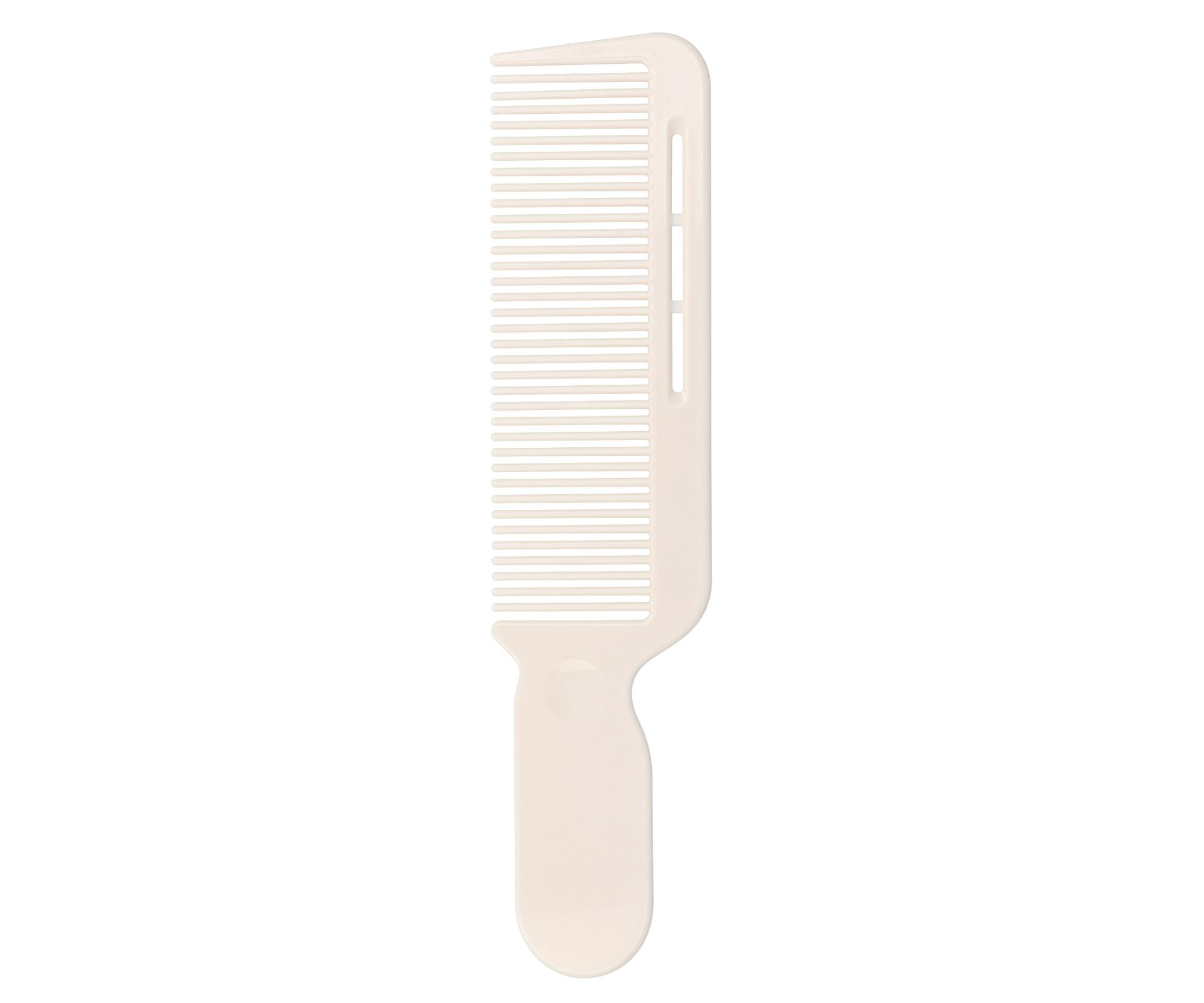 E-shop Barber hrebeň na vlasy Eurostil Professional - biely (06802/82)