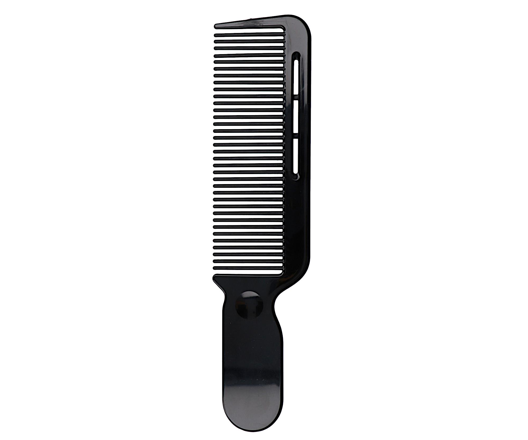 E-shop Barber hrebeň na vlasy Eurostil Professional - čierny (06802)