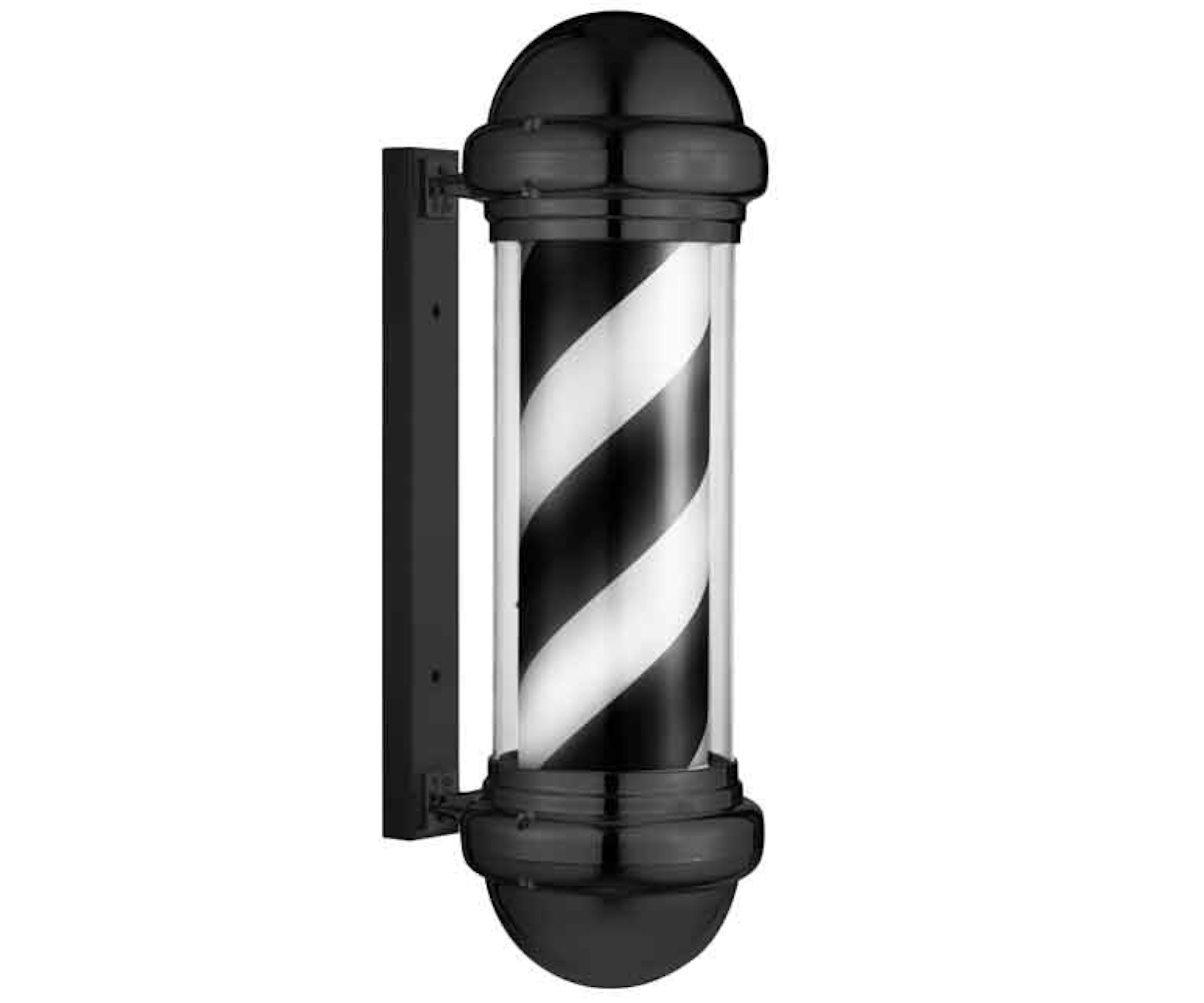 E-shop Svetelný pútač pre holičstvo Eurostil Professional - 70 cm, čierny (09045/50) + darček zadarmo