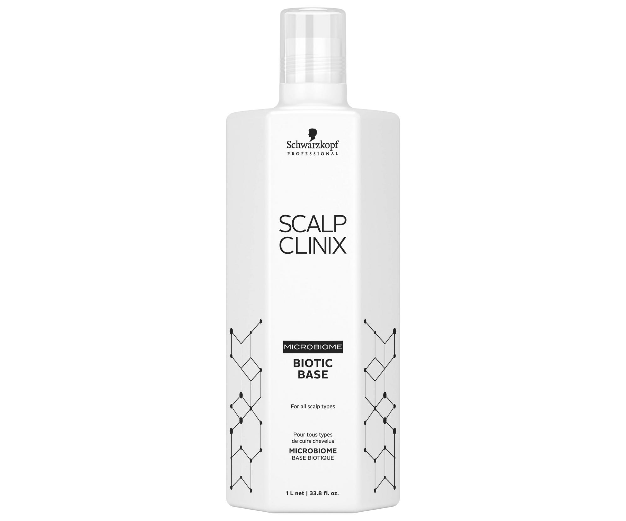 E-shop Biotický základ pre rovnováhu mikrobiomu pokožky hlavy Schwarzkopf Professional Scalp Clinix Biotic Base - 1000 ml + darček zadarmo