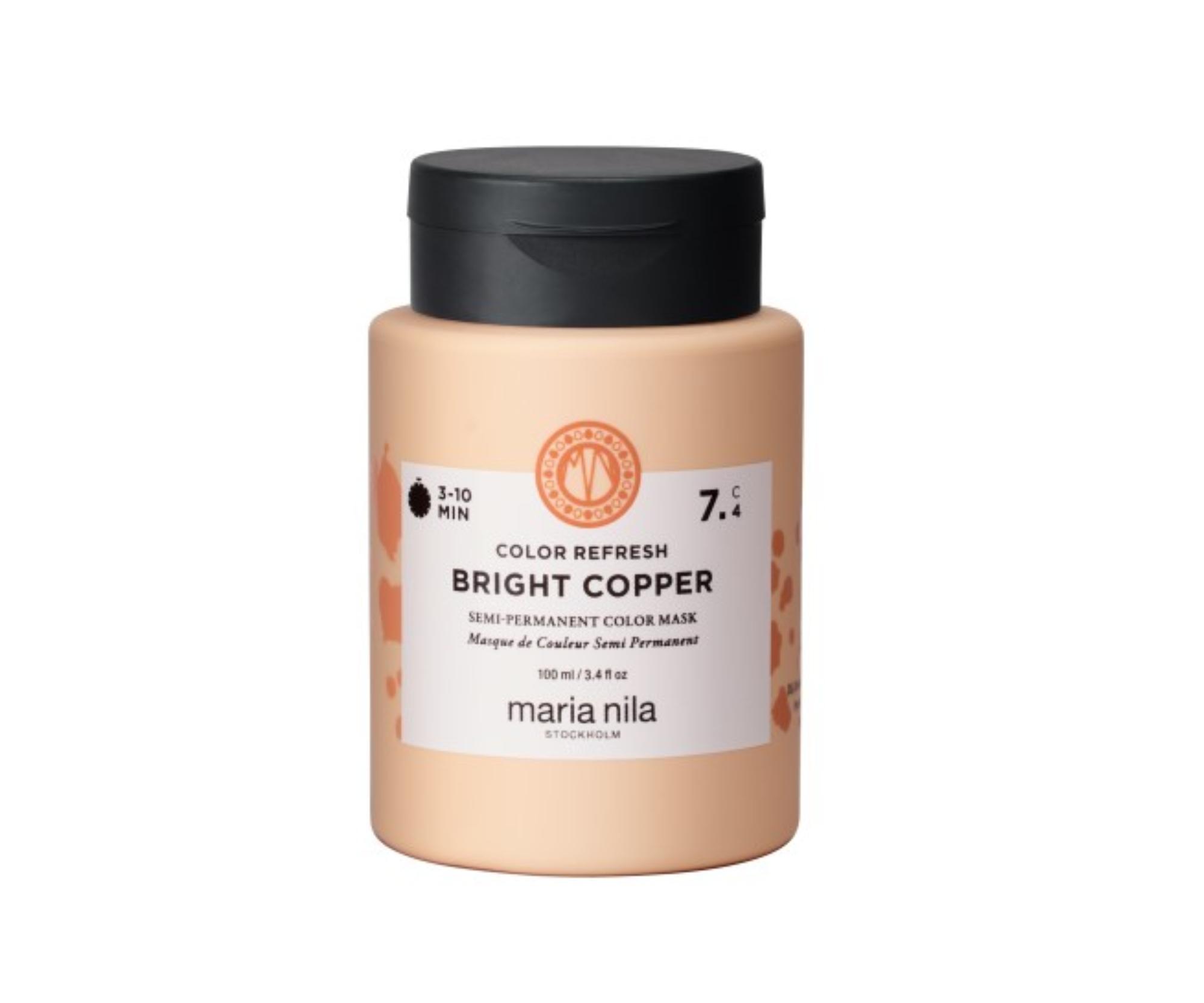 E-shop Maska na oživenie farby vlasov Maria Nila Colour Refresh Bright Copper - medená, 100 ml + darček zadarmo