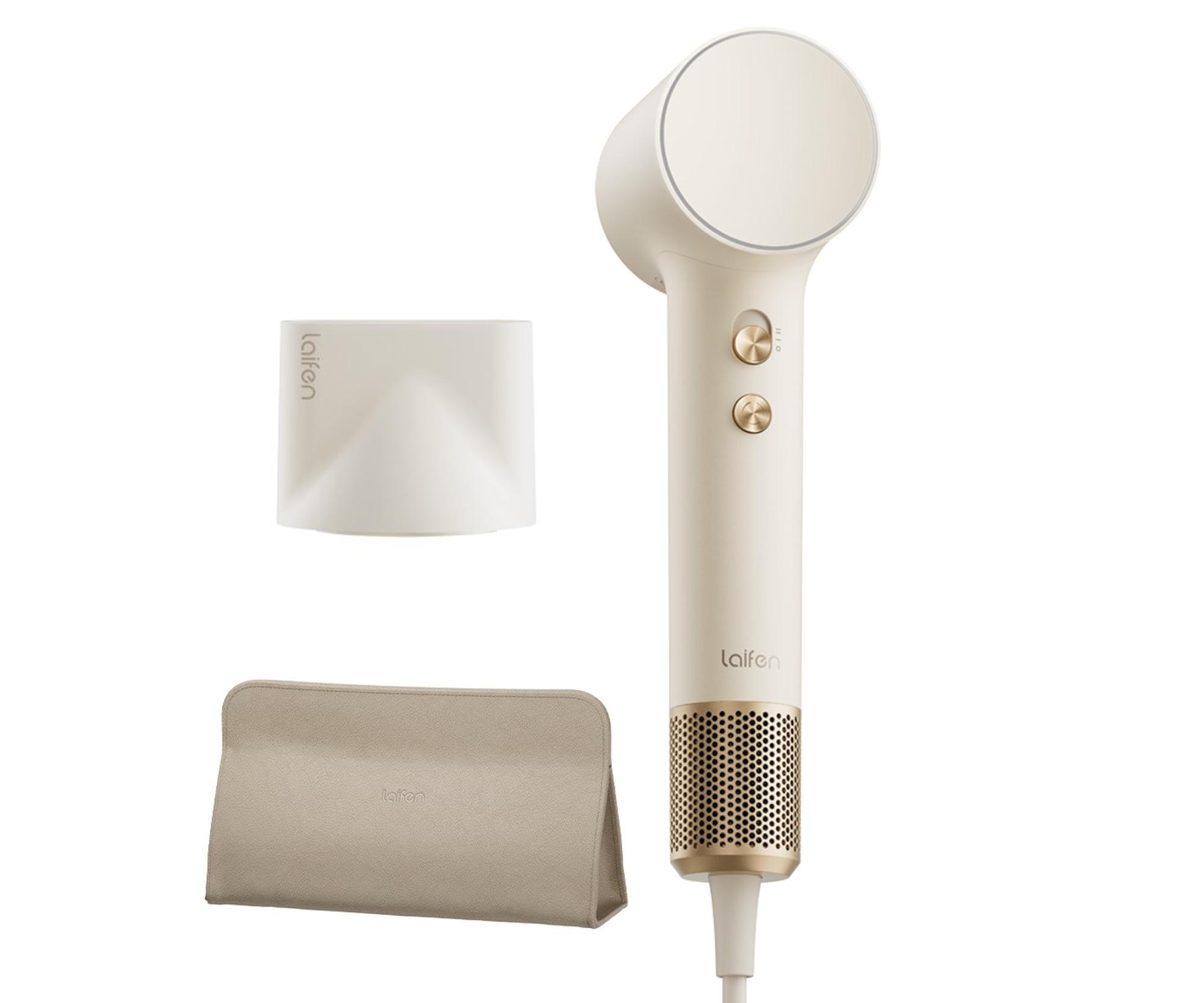 E-shop Profesionálny mini fén na vlasy Laifen Swift Mini Seashell White - 1100 W, krémový + darček zadarmo