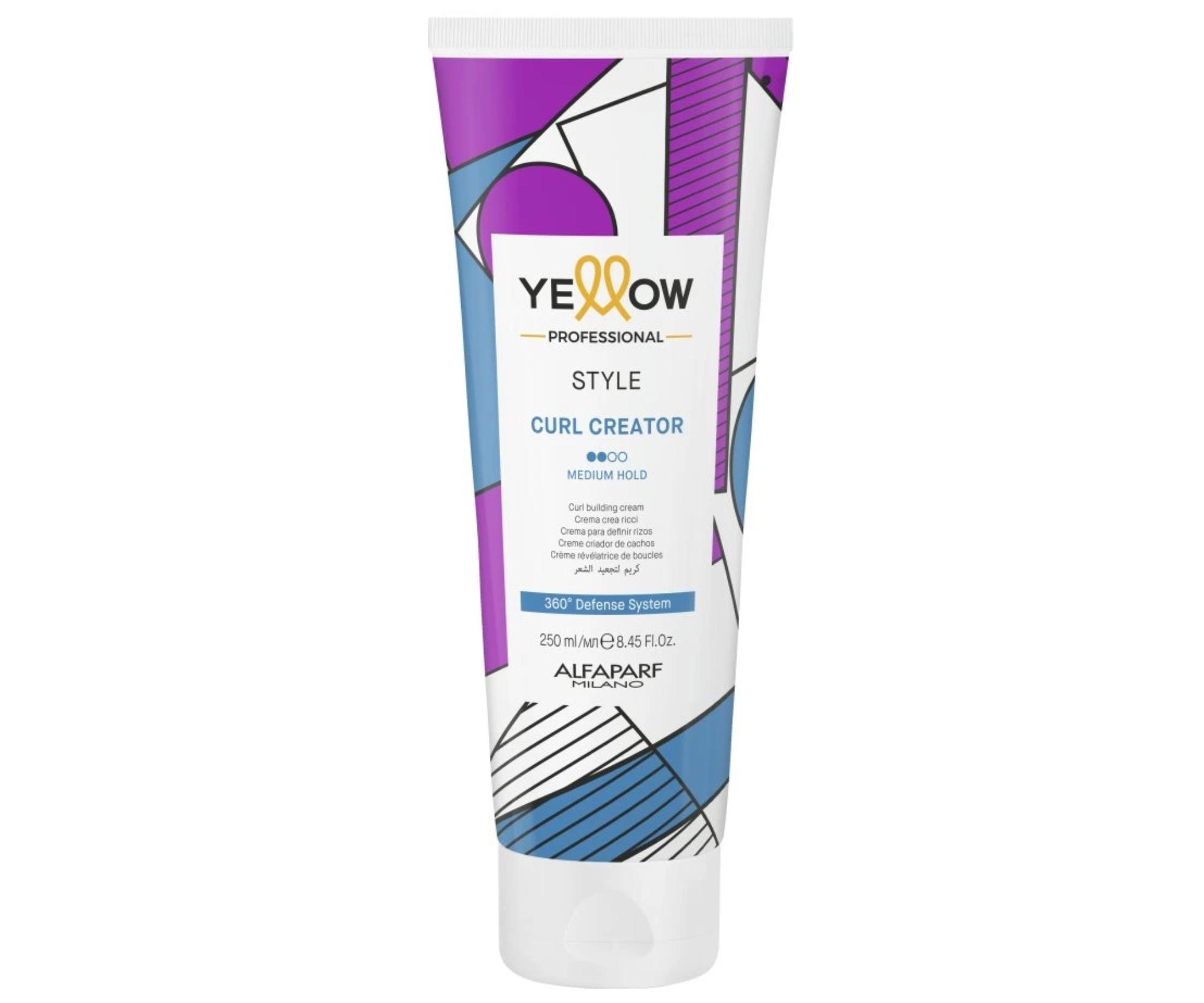 E-shop Krém pre vlnité a kučeravé vlasy Yellow Professional Style Curl Creator - 250 ml + darček zadarmo