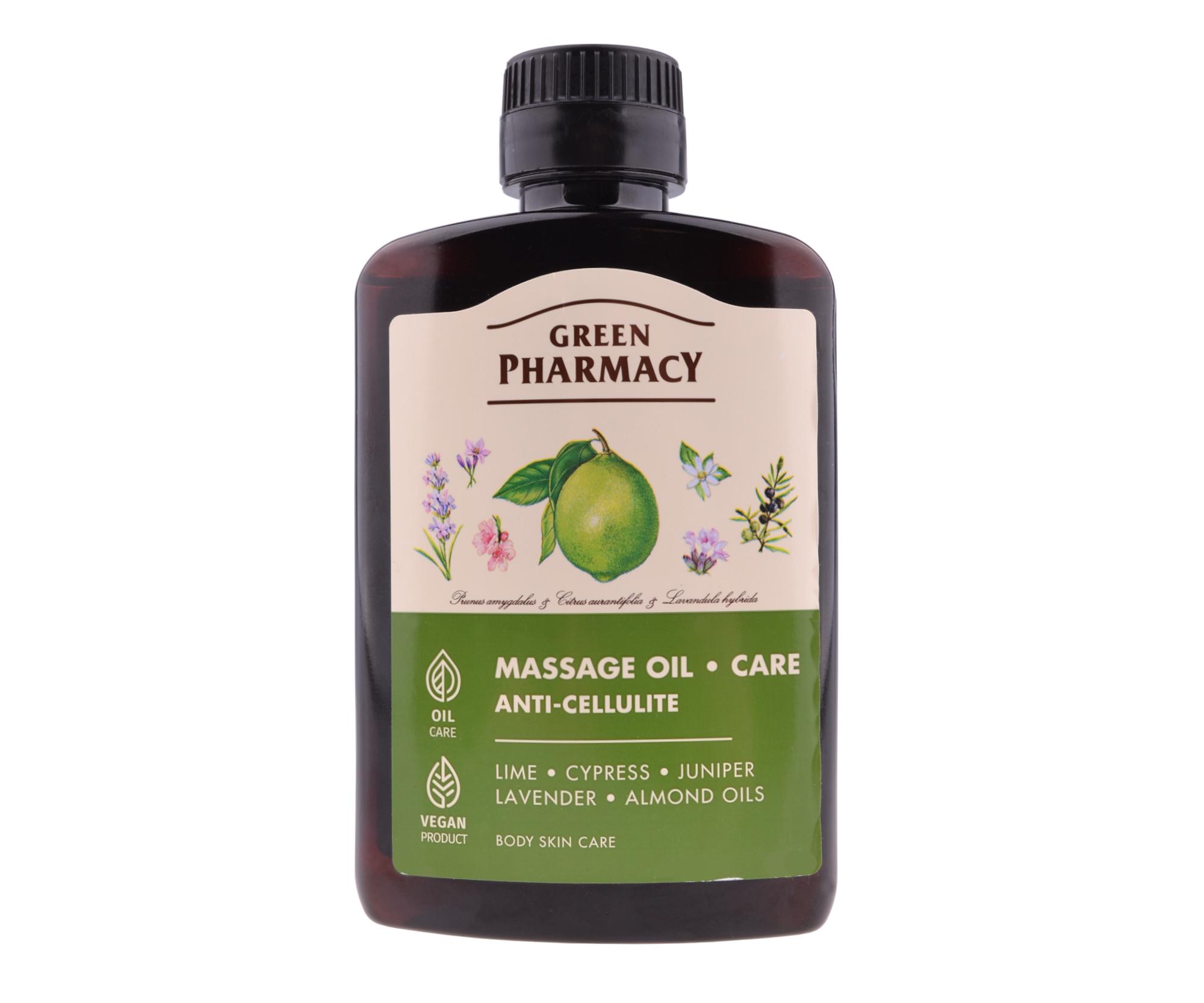 E-shop Masážny olej proti celulitíde Green Pharmacy - 200 ml
