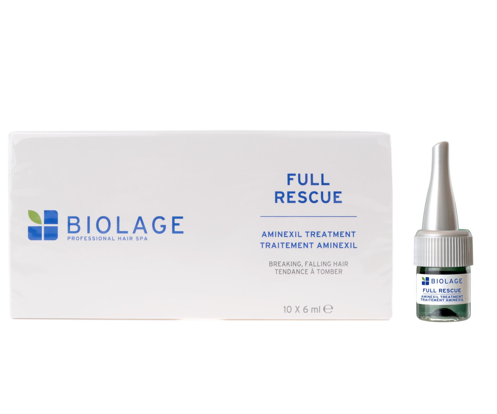 E-shop Posilňujúca kúra s aminexilom pre vlasy so sklonom k a #8203; a #8203;padaniu Biolage Full Rescue Aminexil Treatment - 10 x 6 ml + darček zadarmo