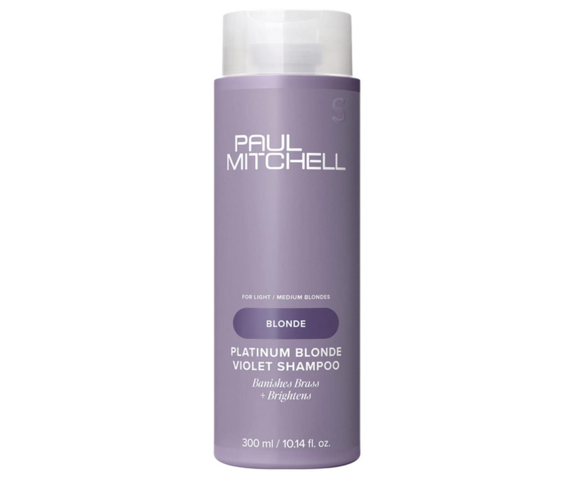 Neutralizačný šampón pre blond a melírované vlasy Paul Mitchell Blonde Platinum Blonde Violet Shampoo - 300 ml + darček zadarmo
