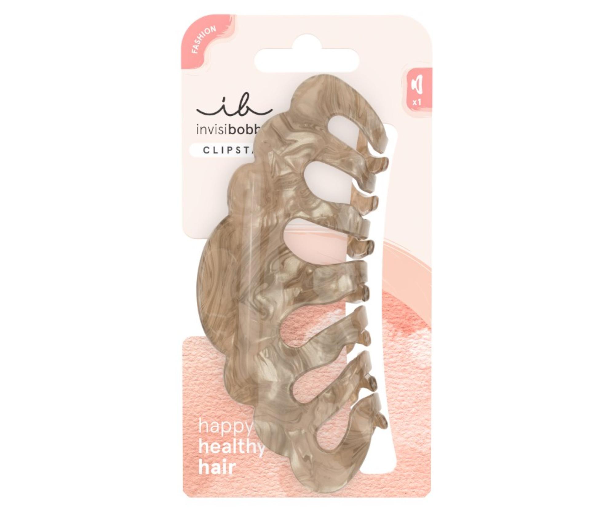 E-shop Veľký škripec do vlasov Invisibobble Clipstar XL Pure Pearlfection - perleťovo béžový + darček zadarmo
