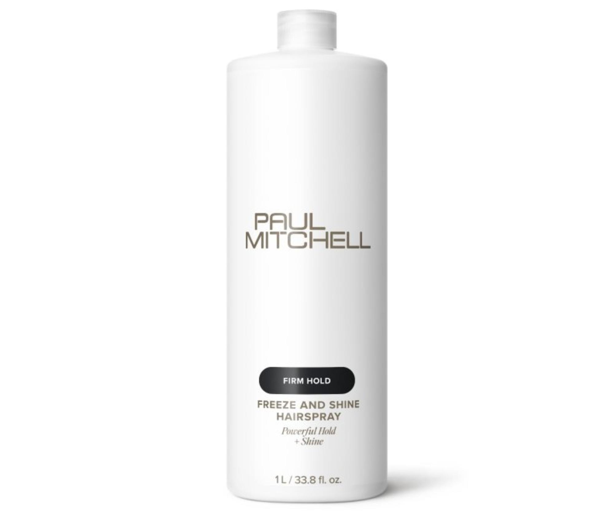 E-shop Lak na vlasy bez aerosólu so silnou fixáciou Paul Mitchell Firm Hold Freeze and Shine Hairspray - 1000 ml, náhradná náplň + darček zadarmo