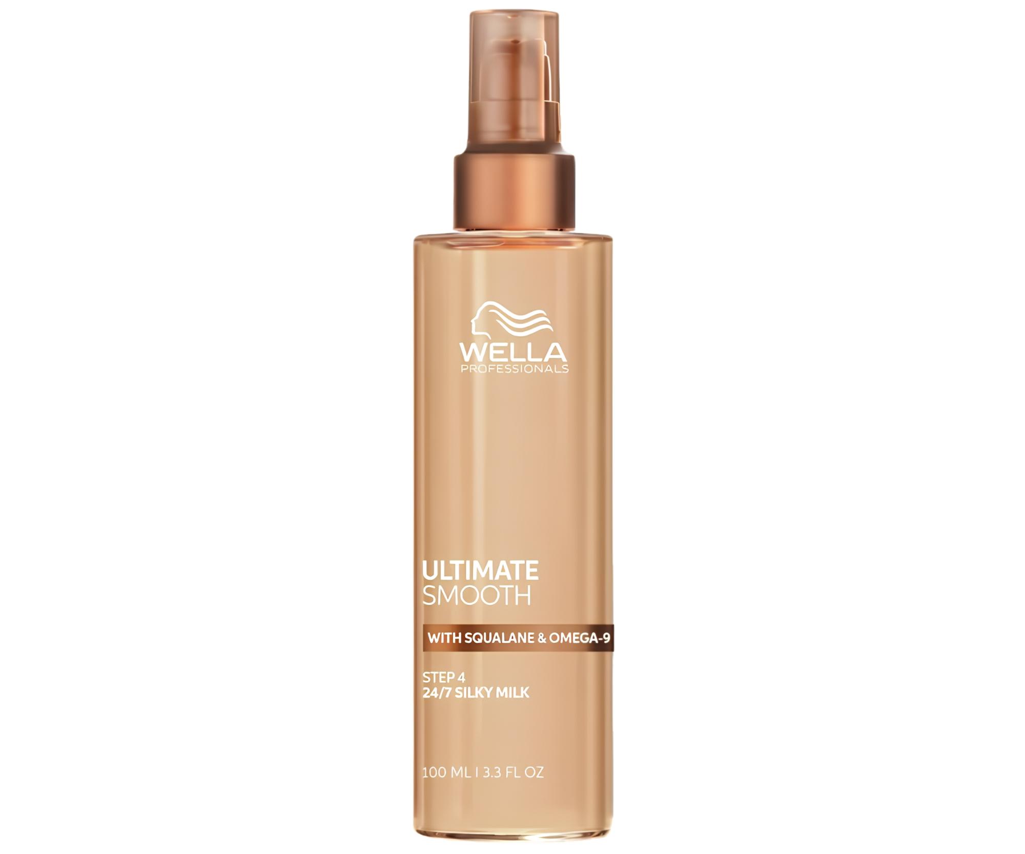 Bezoplachové mlieko s termoochranou pre jemné vlasy Wella Professionals Ultimate Smooth 24/7 Silky Milk - 100 ml + darček zadarmo