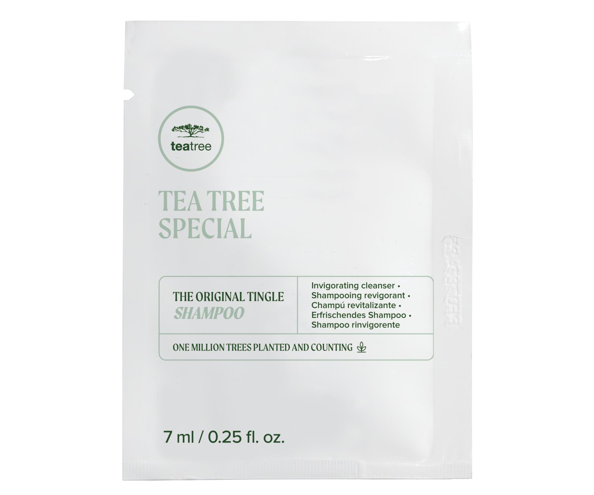 E-shop Osviežujúci šampón na vlasy Paul Mitchell Tea Tree Special The Original Tingle Shampoo - 7 ml