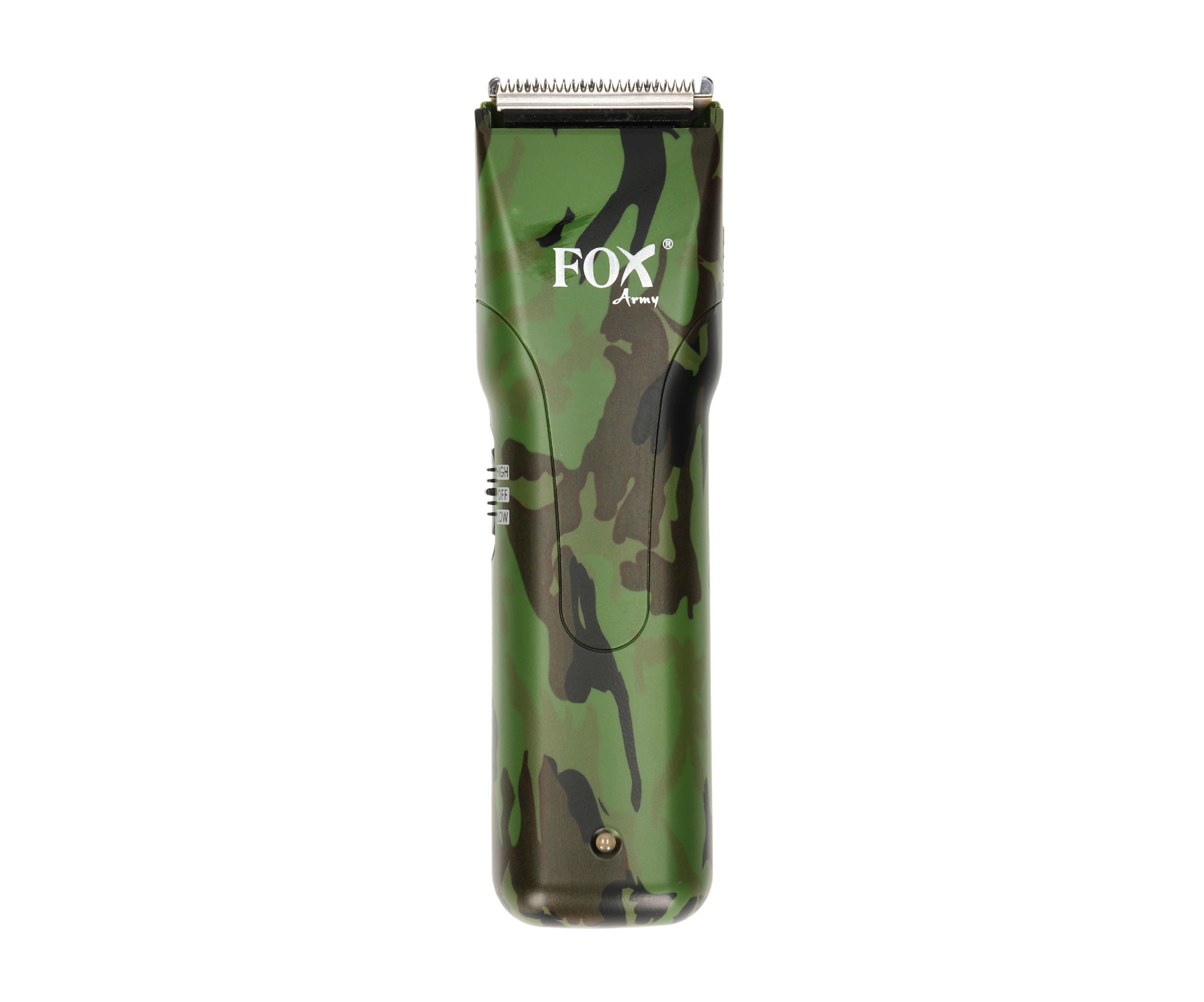 Profesionálny strojček na vlasy Fox Army - maskáčový (1204121) + darček zadarmo.