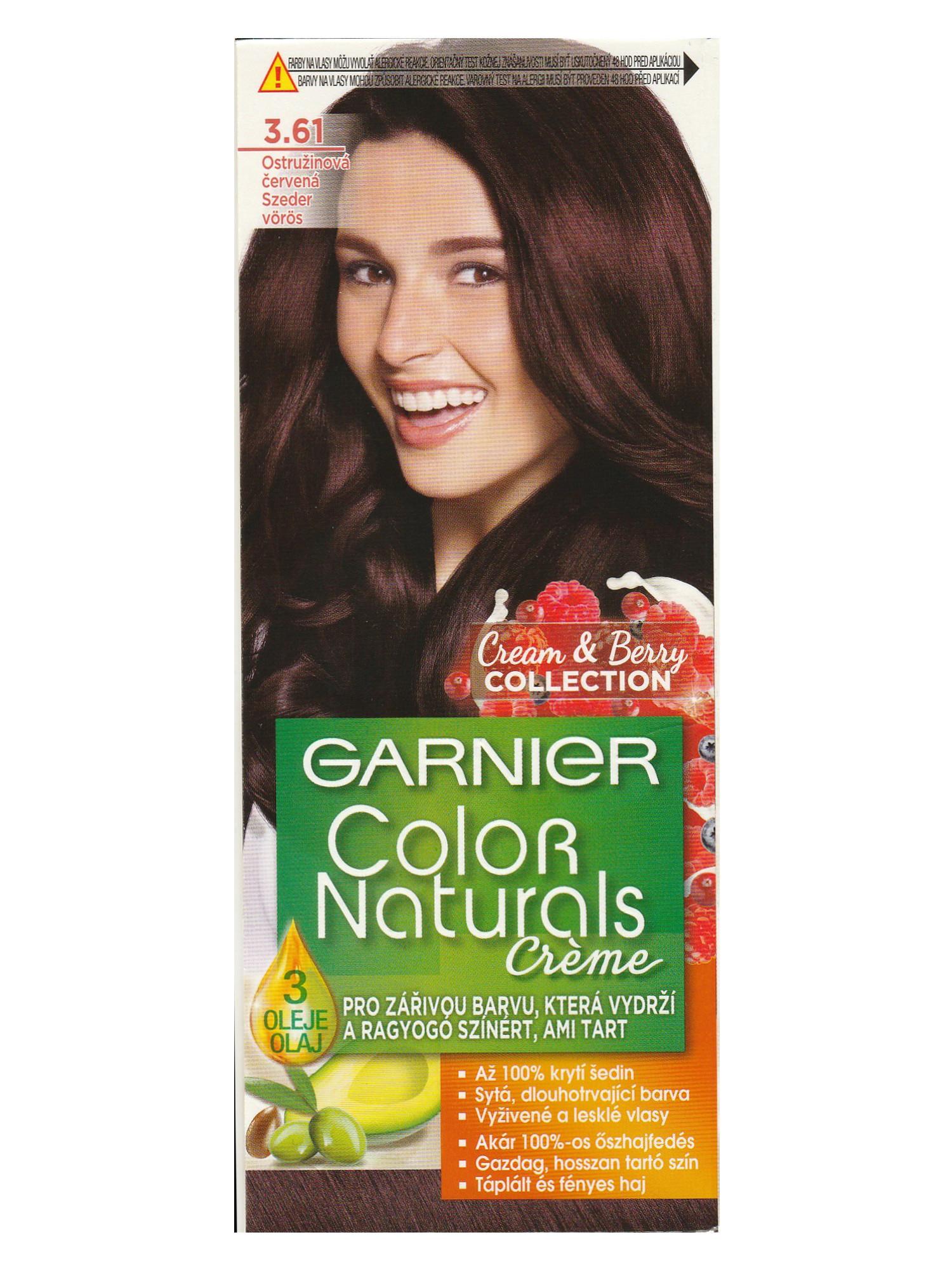 E-shop Permanentná farba Garnier Color Naturals 3.61 černicová červená + darček zadarmo