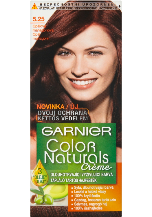 E-shop Permanentná farba Garnier Color Naturals 5.25 opálová mahagónová + darček zadarmo