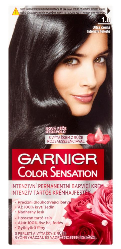 E-shop Permanentná farba Garnier Color Sensation 1.0 ultra čierna + darček zadarmo