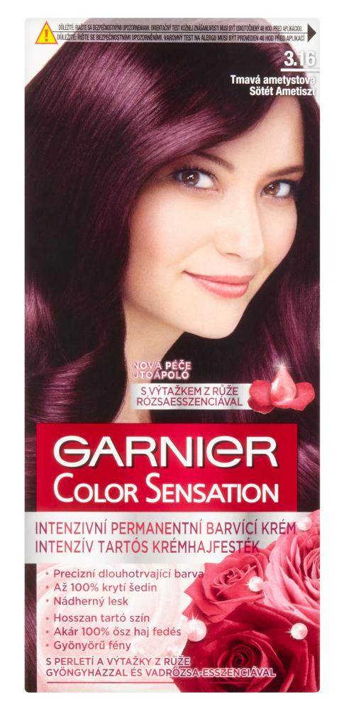 E-shop Permanentná farba Garnier Color Sensation 3.16 tmavá ametystová + darček zadarmo