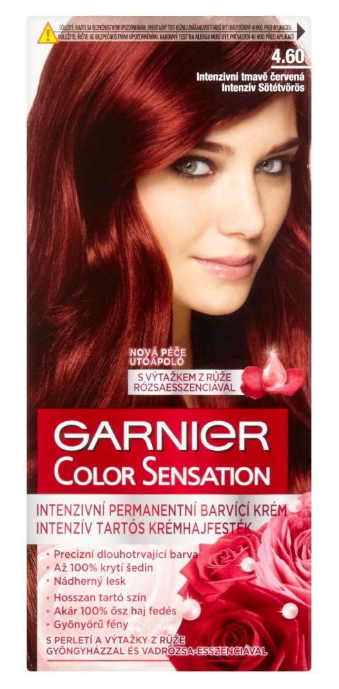 E-shop Permanentná farba Garnier Color Sensation 4.60 intenzívna tmavo červená + darček zadarmo