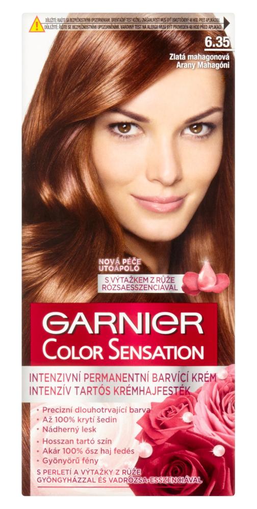 E-shop Permanentná farba Garnier Color Sensation 6.35 zlatá mahagónová + darček zadarmo