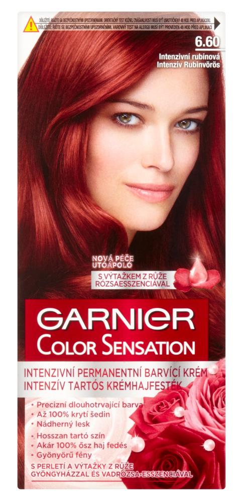 E-shop Permanentná farba Garnier Color Sensation 6.60 intenzívna rubínová + darček zadarmo