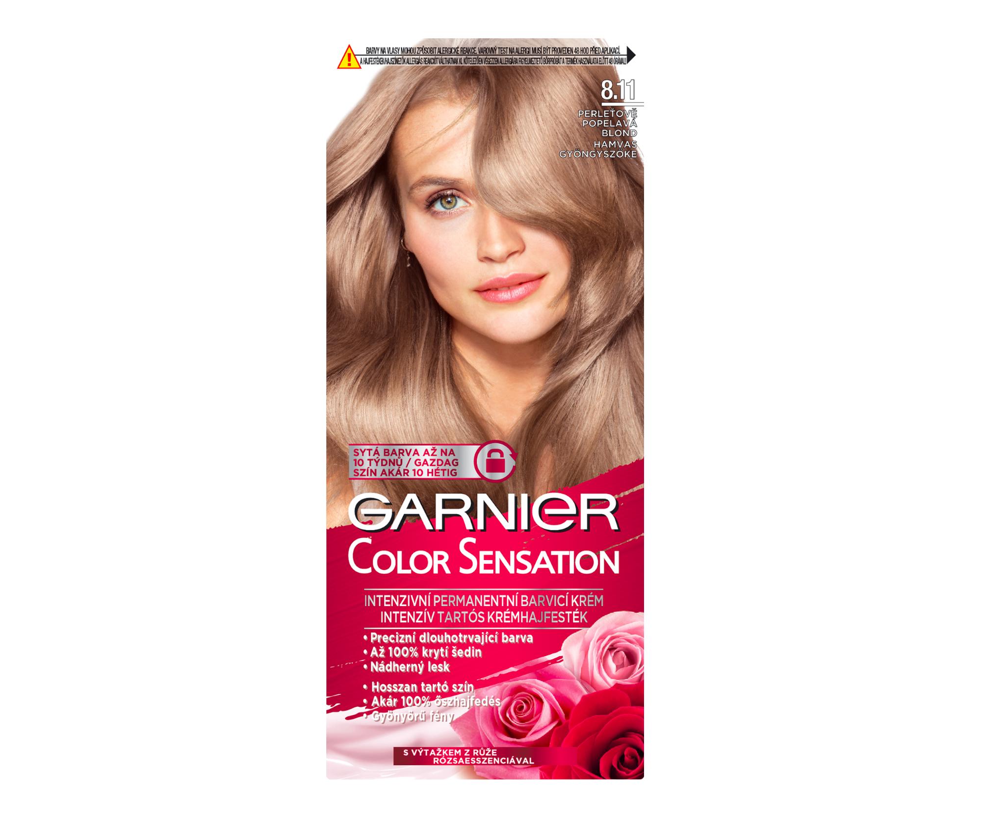 E-shop Permanentná farba Garnier Color Sensation 8.11 perleťovo popolavá blond + darček zadarmo